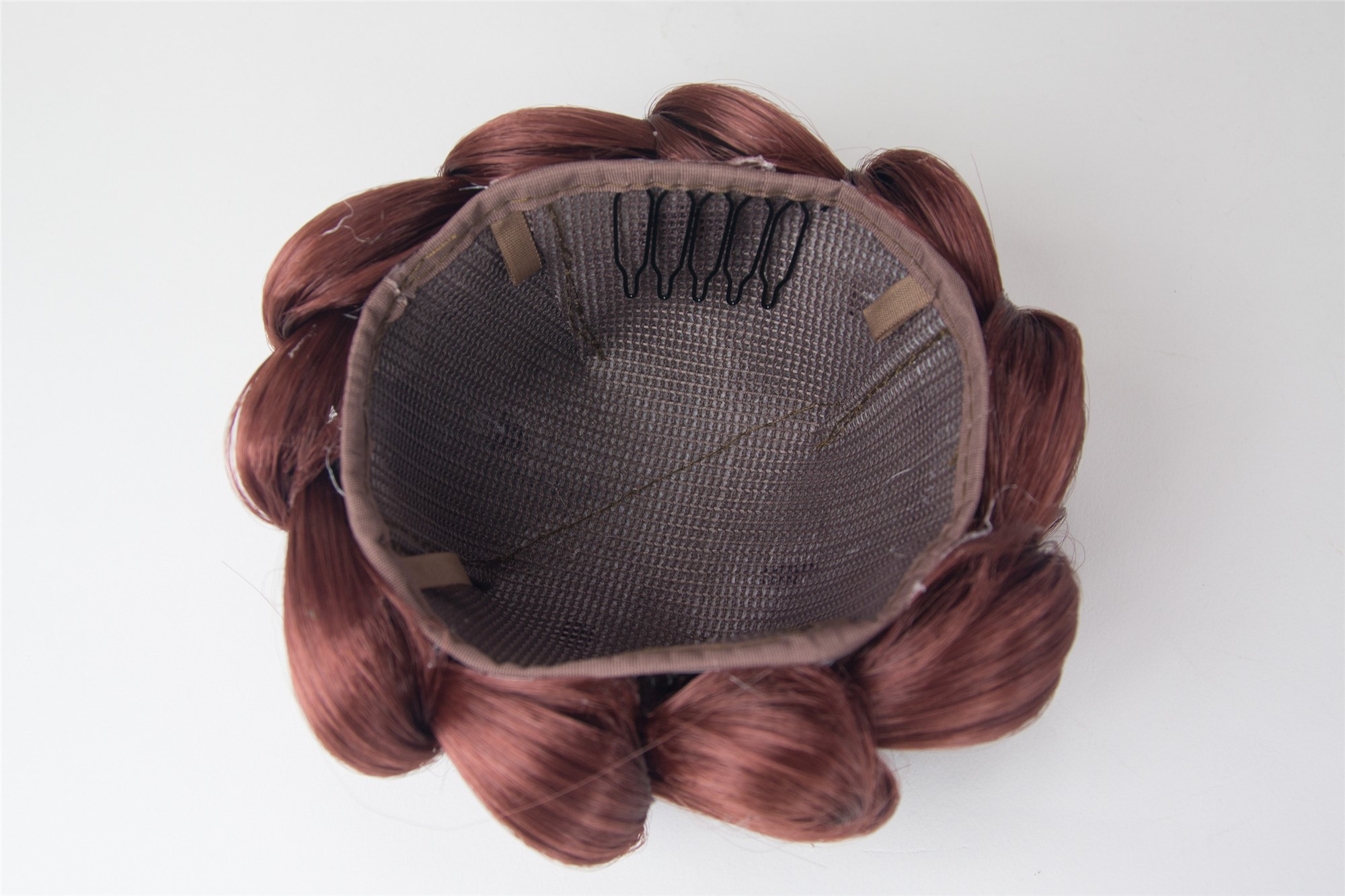Dutt Haarrose Geflochten Tracht Rotbraun TYD-0004-35, Ansicht 3, WIG ME UP: Ihr Perücken Online Shop geflochtener Dutt Haarteil Kupferbraun