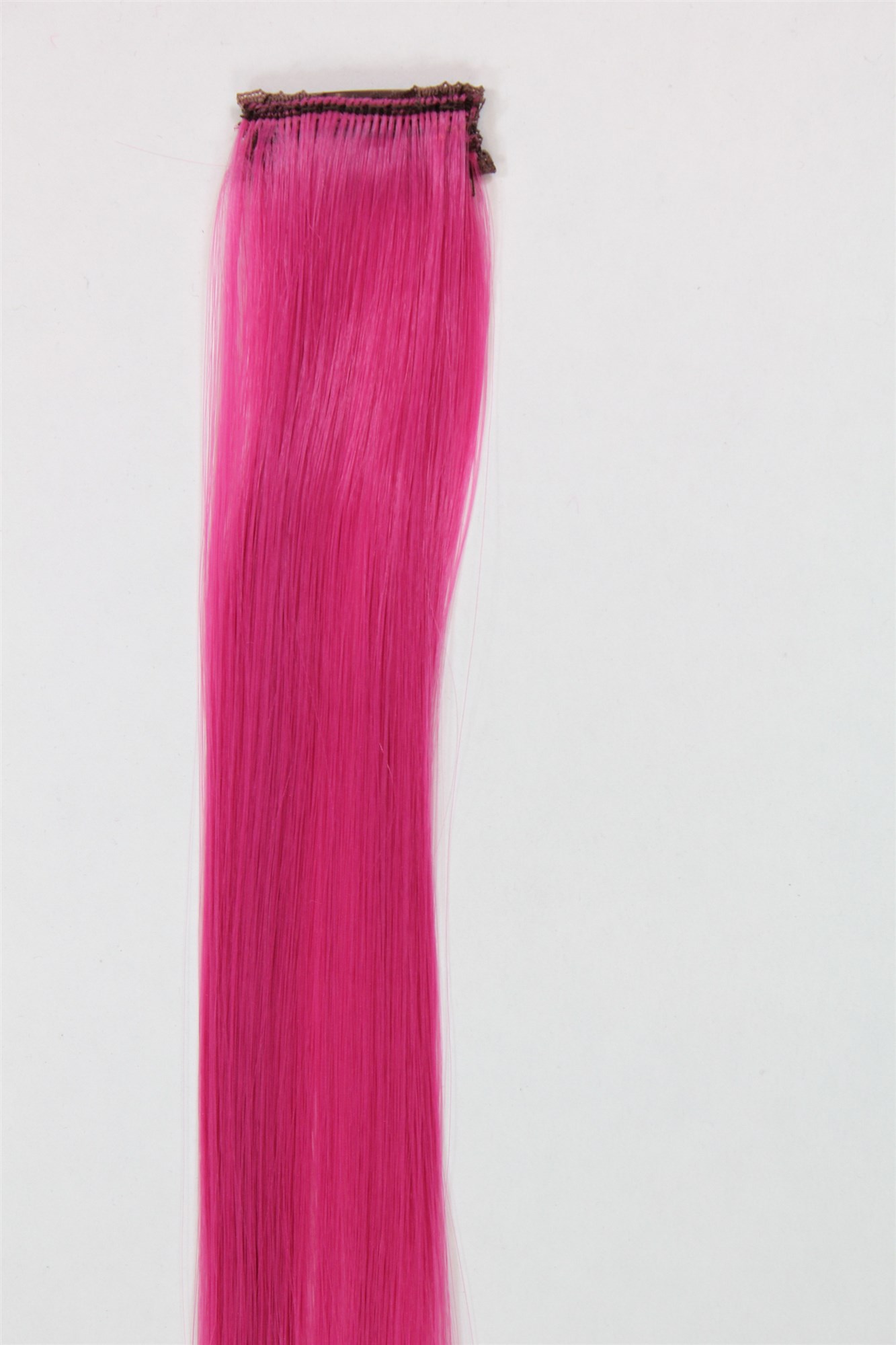 1 Clip Extension Strähne glatt 65 cm Dunkelpink YZF-P1S25-T2127, Ansicht 2, WIG ME UP: Ihr Perücken Online Shop glatte Extensions Dunkelpink 63 cm lang