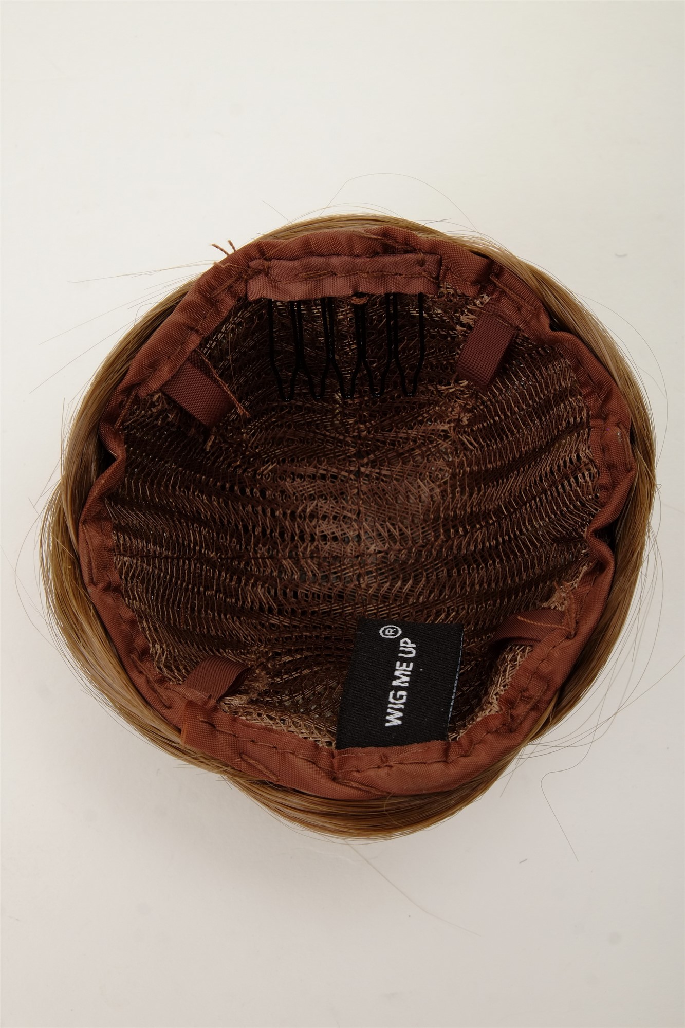 Haarknoten Haarteil Dutt geflochten Goldbraun Q399D-12, Ansicht 4, WIG ME UP: Ihr Perücken Online Shop geflochtener Dutt Haarteil Goldbraun