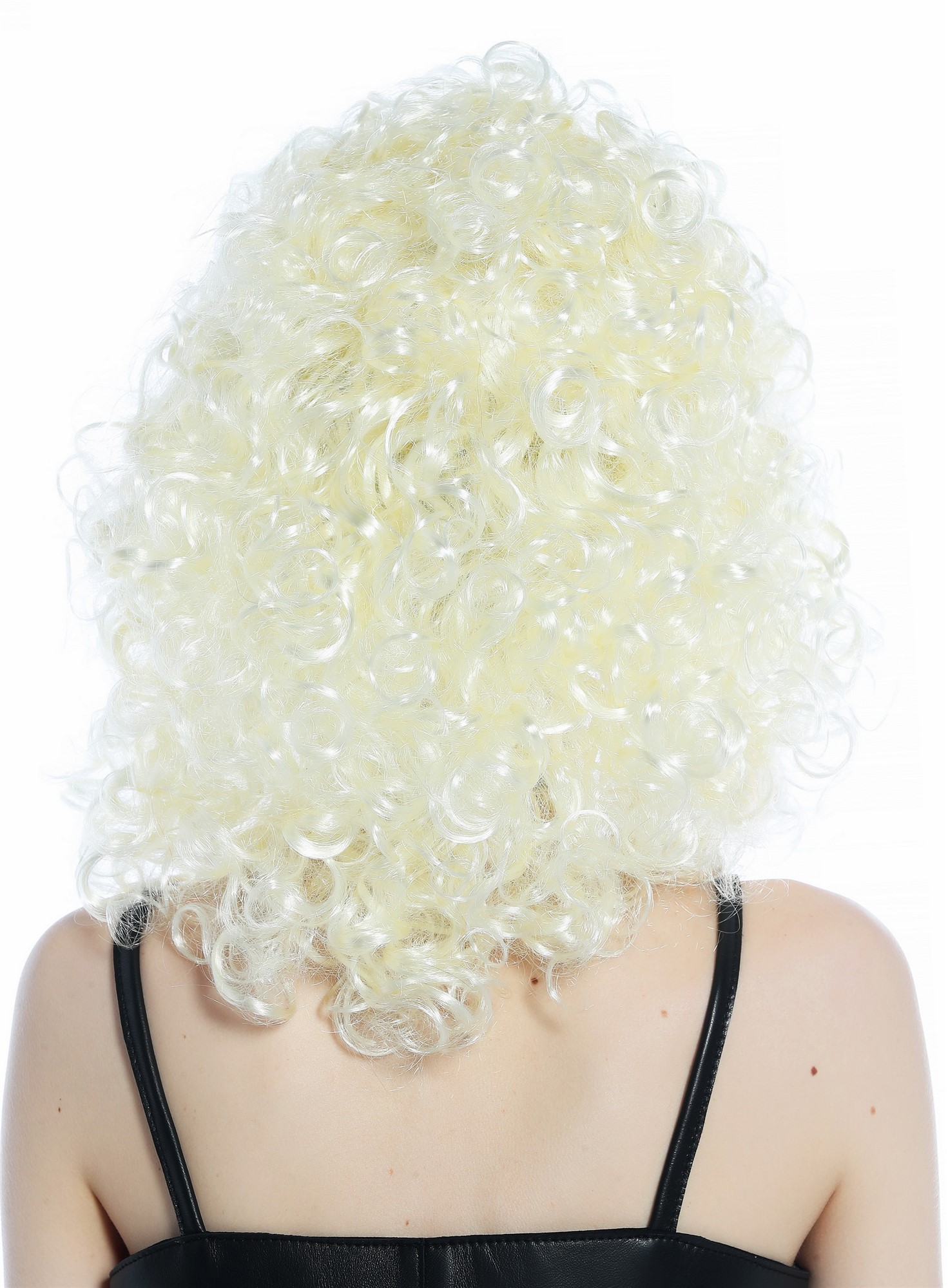 günstige Party Perücke, Perücke Prinzessin platinblond lockig Locken Tolle 70287-FR615-613, Ansicht 5, WIG ME UP: Ihr Perücken Online Shop lockige Party Perücke Platinblond schulterlange Haare für Damen