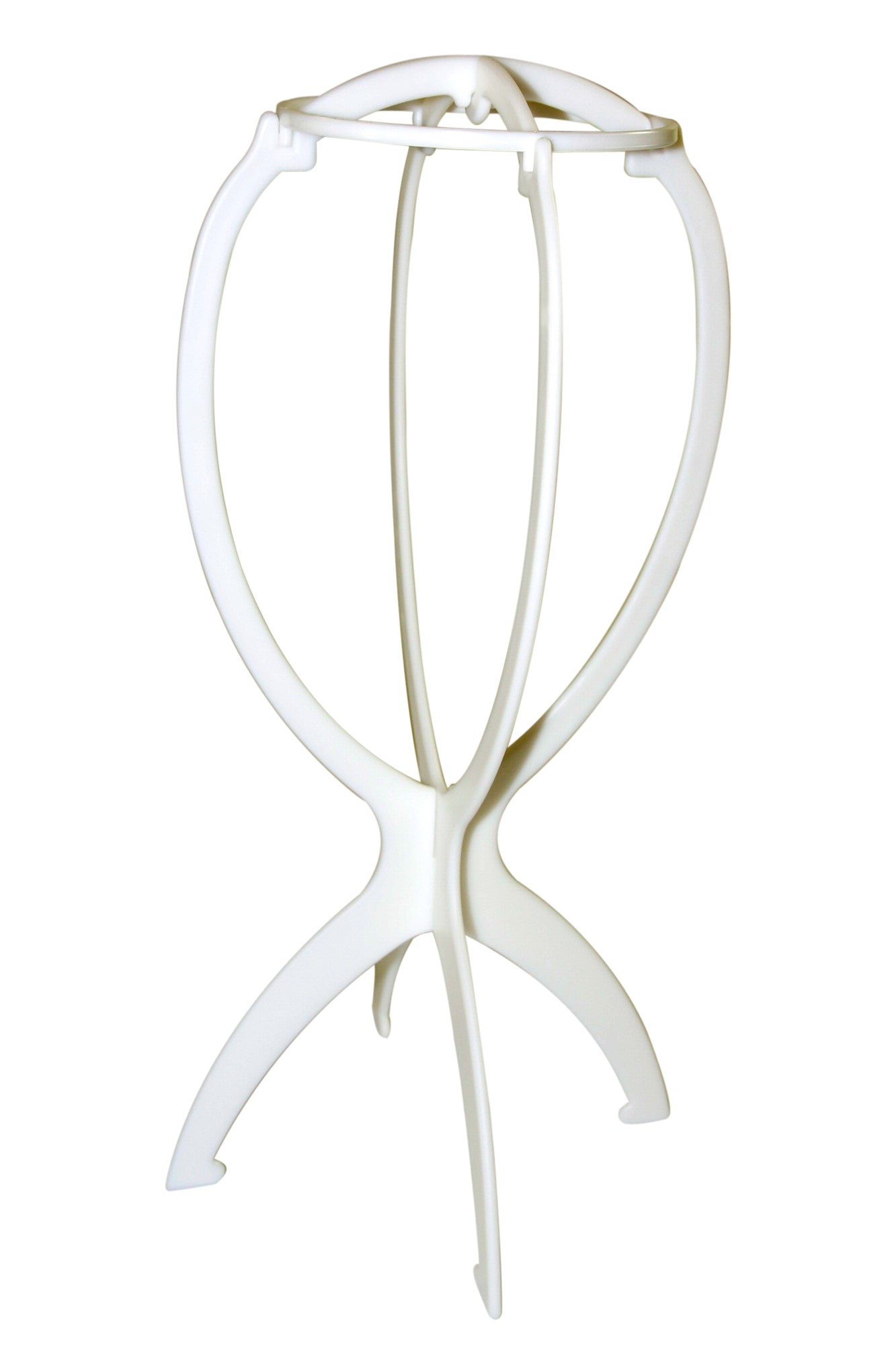 Plastik Perückenständer Perückenhalter Perücken Ständer Halter 36x18 cm weiß M18, Ansicht 3, WIG ME UP: Ihr Perücken Online Shop Perückenständer weiß