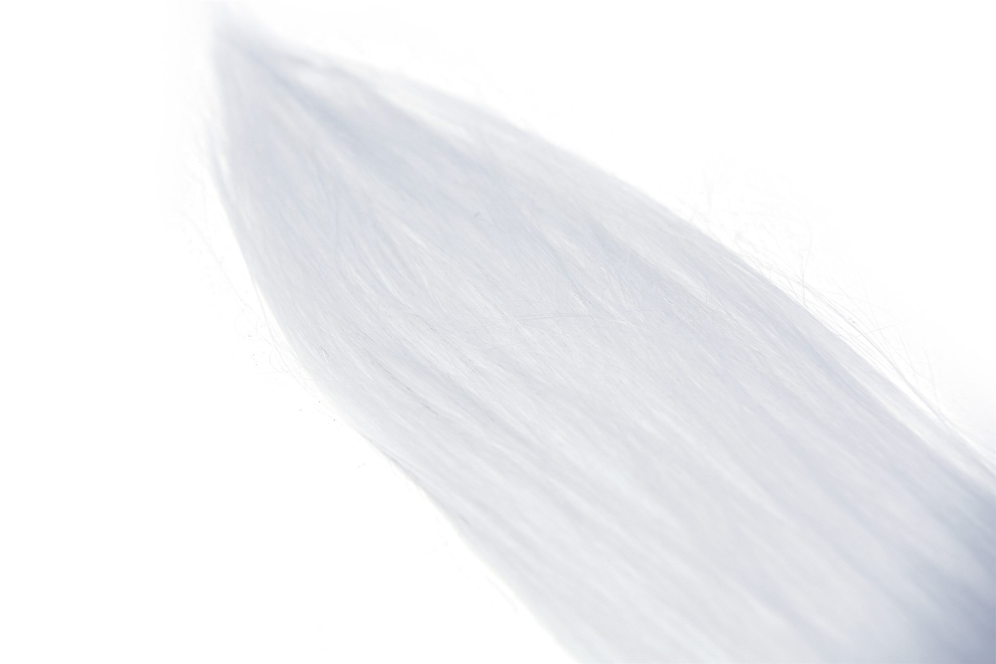 Weft tress synthetic hair sleek for wig extension making white VK-WEFT, view 2, WIG ME UP: Your Perücken Online Shop Wefts, blossom white, straight, very long