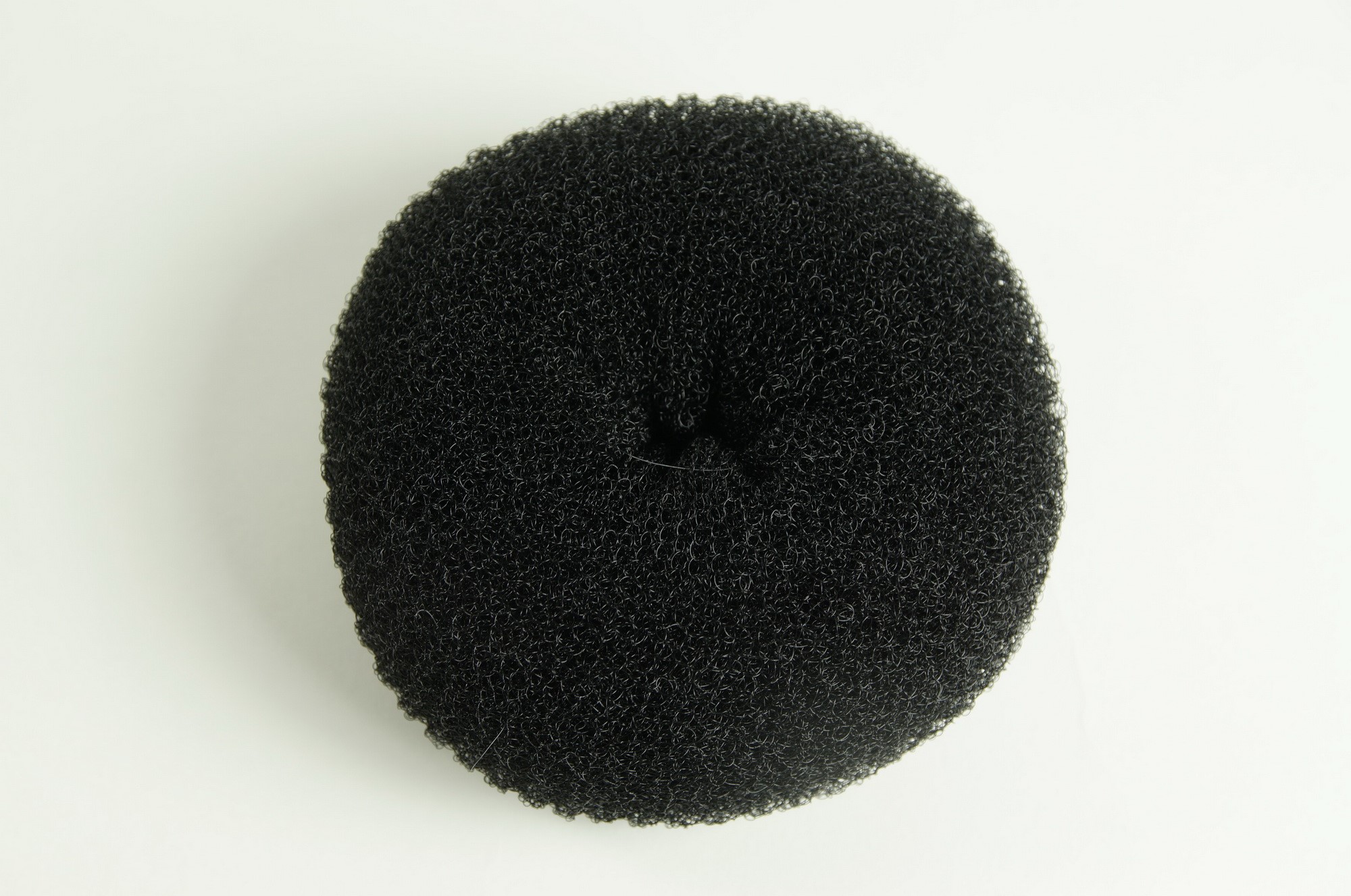 Bun Cushion Donut as Base for Hairbun Hairknot black 4x2 inches RH-046, view 2, WIG ME UP: Your Perücken Online Shop Hairnets, Bun Cushions & More, Black, straight, short