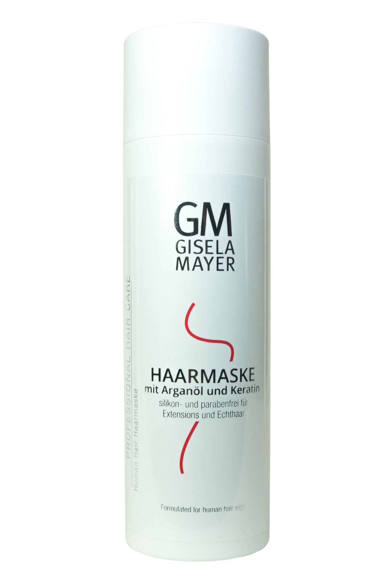Gisela Mayer - Human Hair Haarmaske mit Arganöl & Keratin 200 ml Echthaar Pflege, Vorderansicht, WIG ME UP: Ihr Perücken Online Shop Pflegeprodukt für Perücken und Haarteile