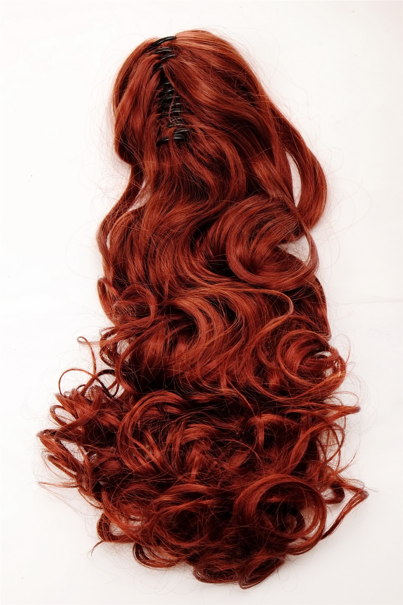 N310-131 Hairpiece PONYTAIL extension VERY long MASSIVE volume voluminous curly AMAZING curls kinks red brown auburn 23", view 4, WIG ME UP: Your Perücken Online Shop Ponytails, reddish brown, curled, long