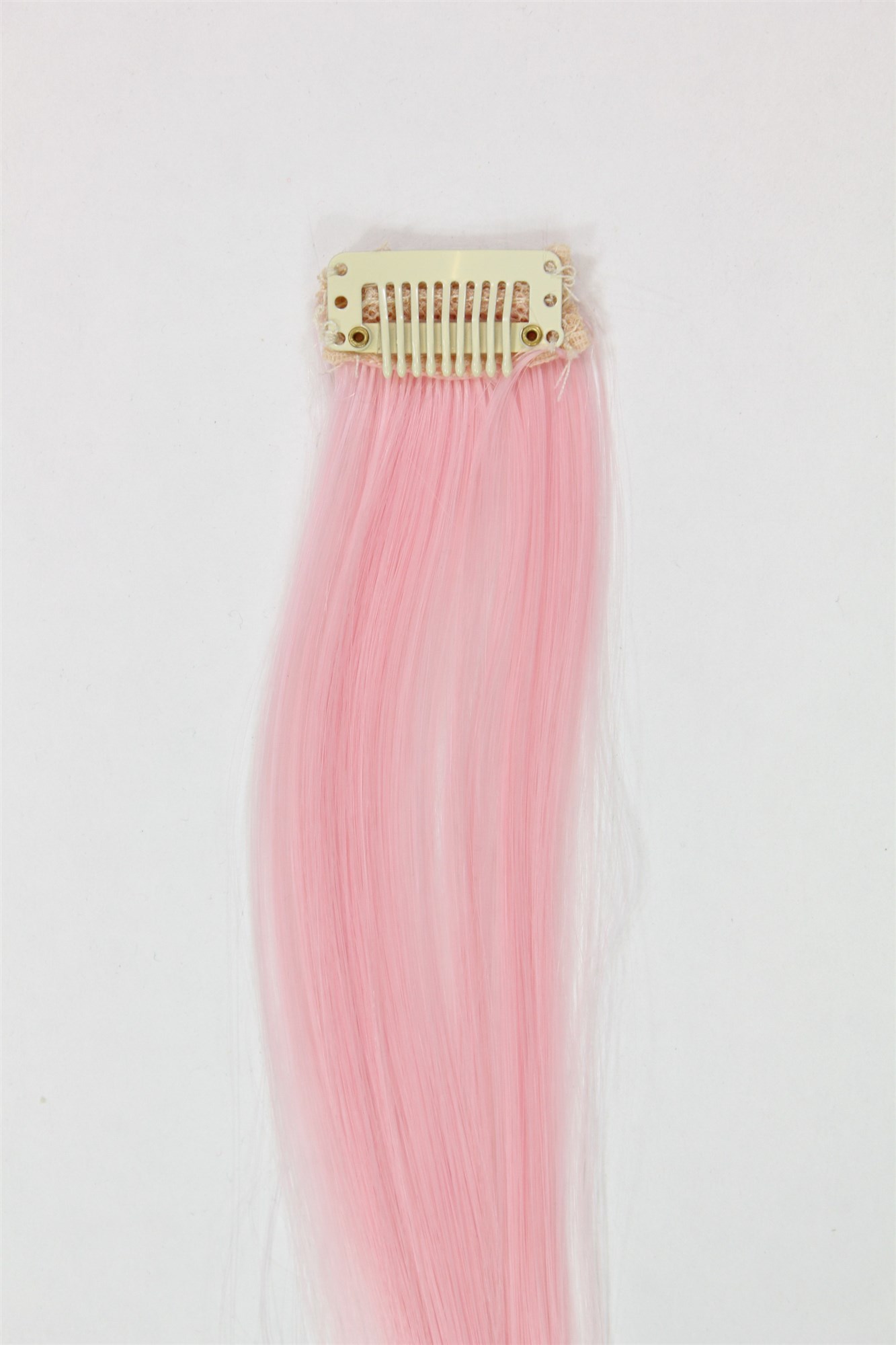glatte Extensions Rosa 63 cm lang
