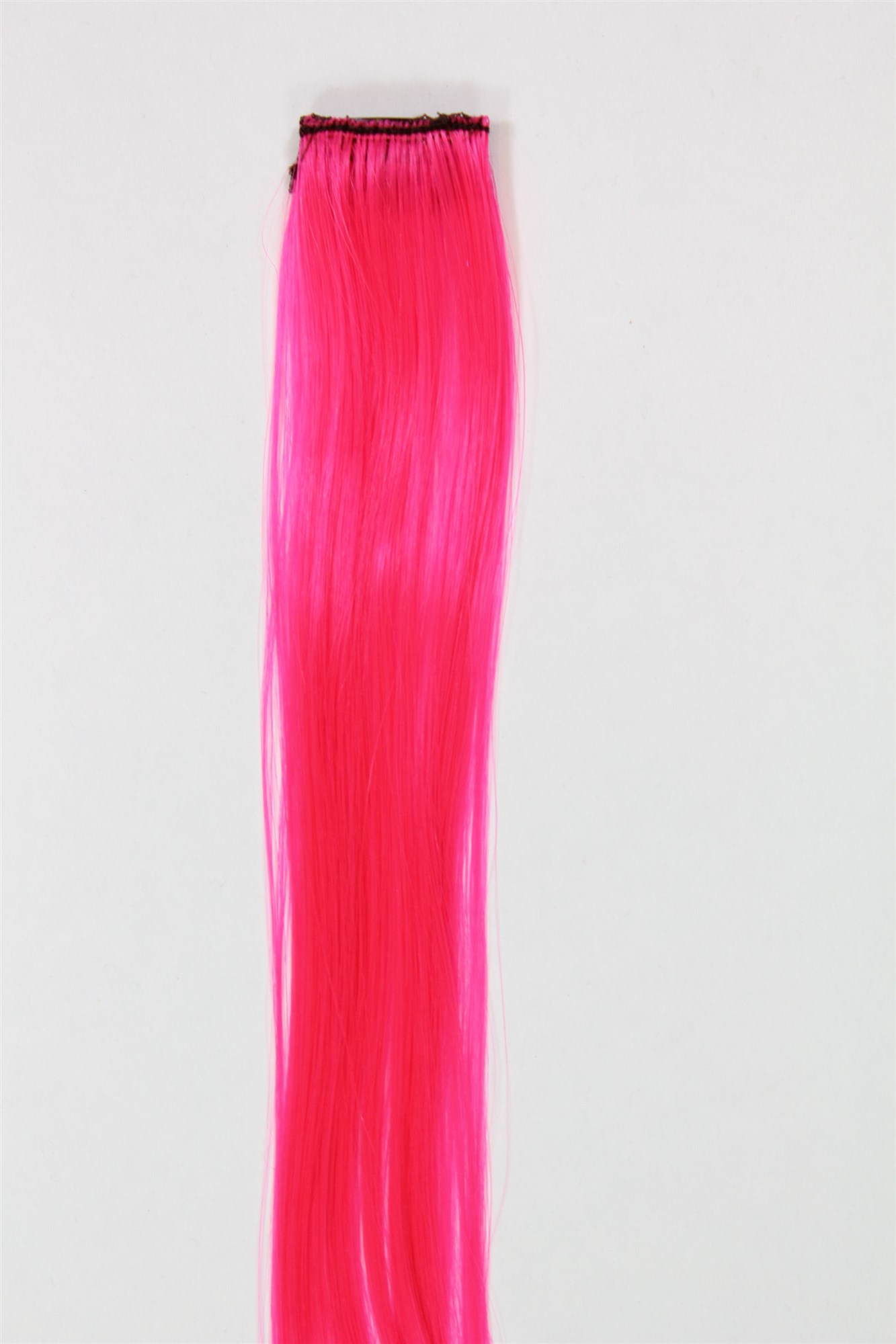 glatte Extensions Neonpink 63 cm lang