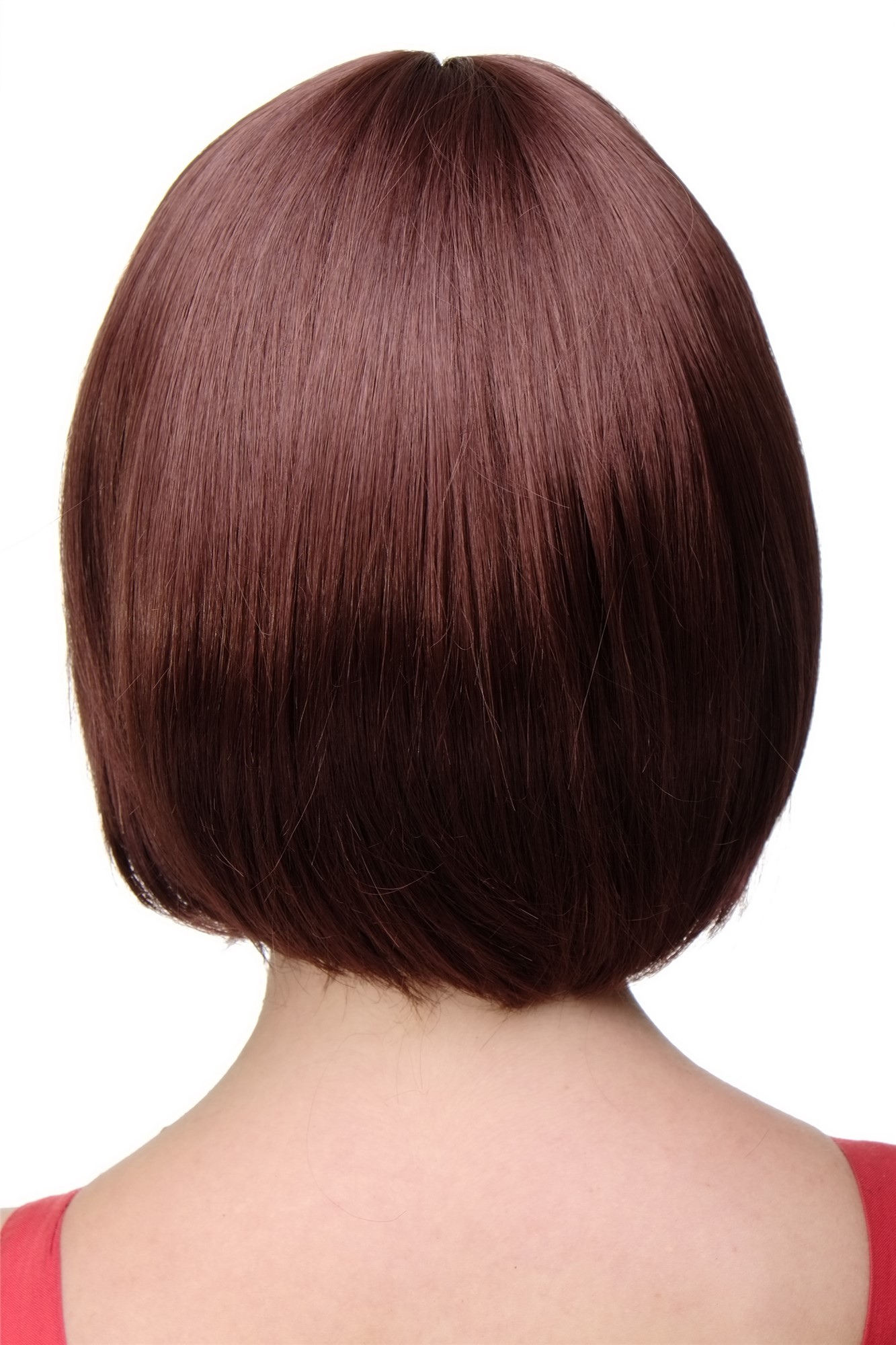 Lady  Wig short Page Bob fringe bangs dark red redbrown reddish brown703-131, view 4, WIG ME UP: Your Perücken Online Shop Quality Wigs, Ladies, reddish brown, straight, short