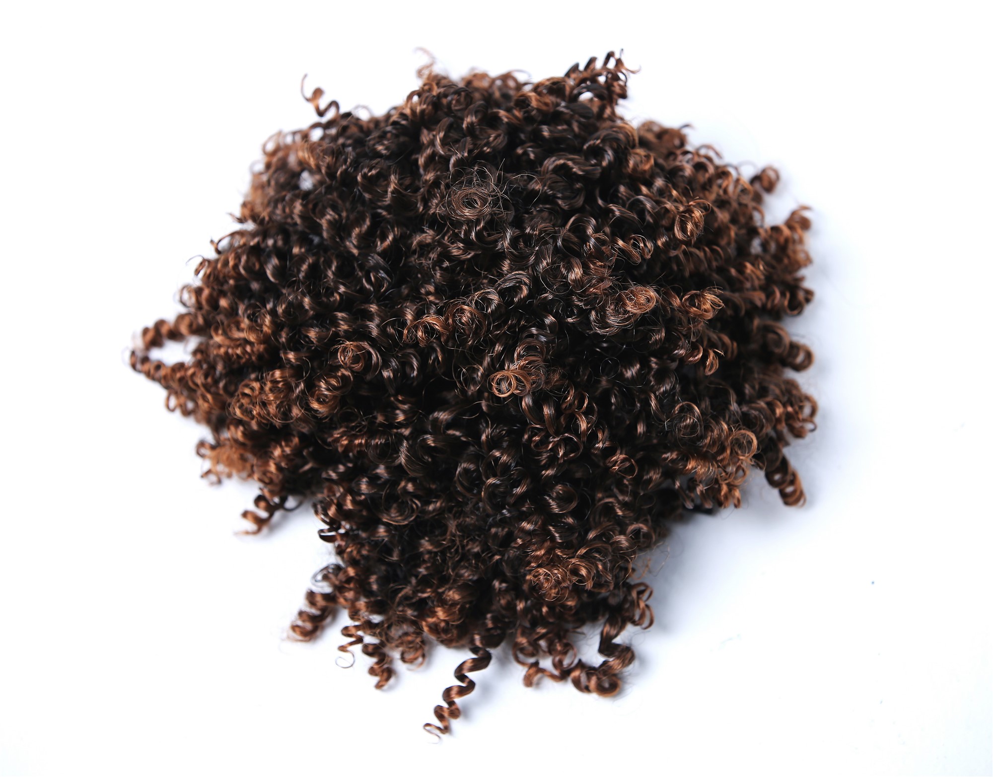Hairpiece open hairbun hair rose nest  bun volume curly chestnut brown JL-0123, view 4, WIG ME UP: Your Perücken Online Shop Ponytails, brown mix, curled, short