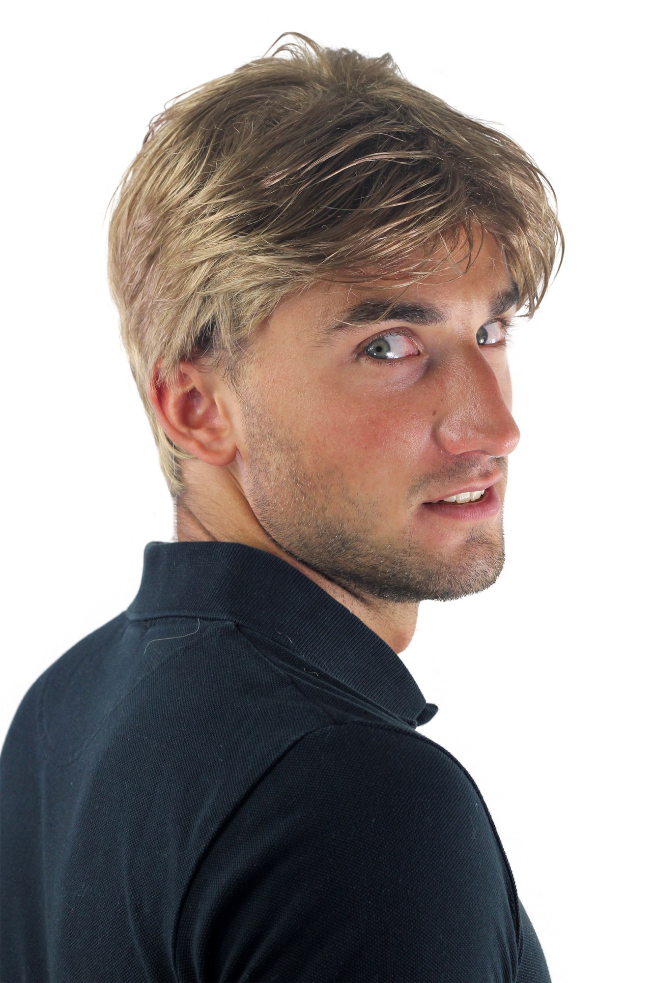 Quality Wigs, Men, dark blonde, straight, short