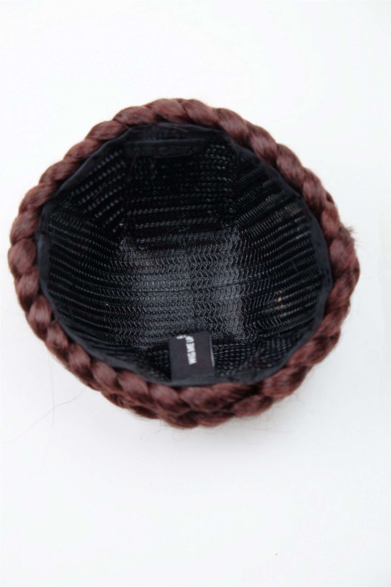 Haarknoten Dutt Schwarz Braun Gesträhnt N796-2+33/35M, Ansicht 3, WIG ME UP: Ihr Perücken Online Shop geflochtener Dutt Haarteil Schwarzbraun-Mahagonibraun-Kupferbraun-Mix