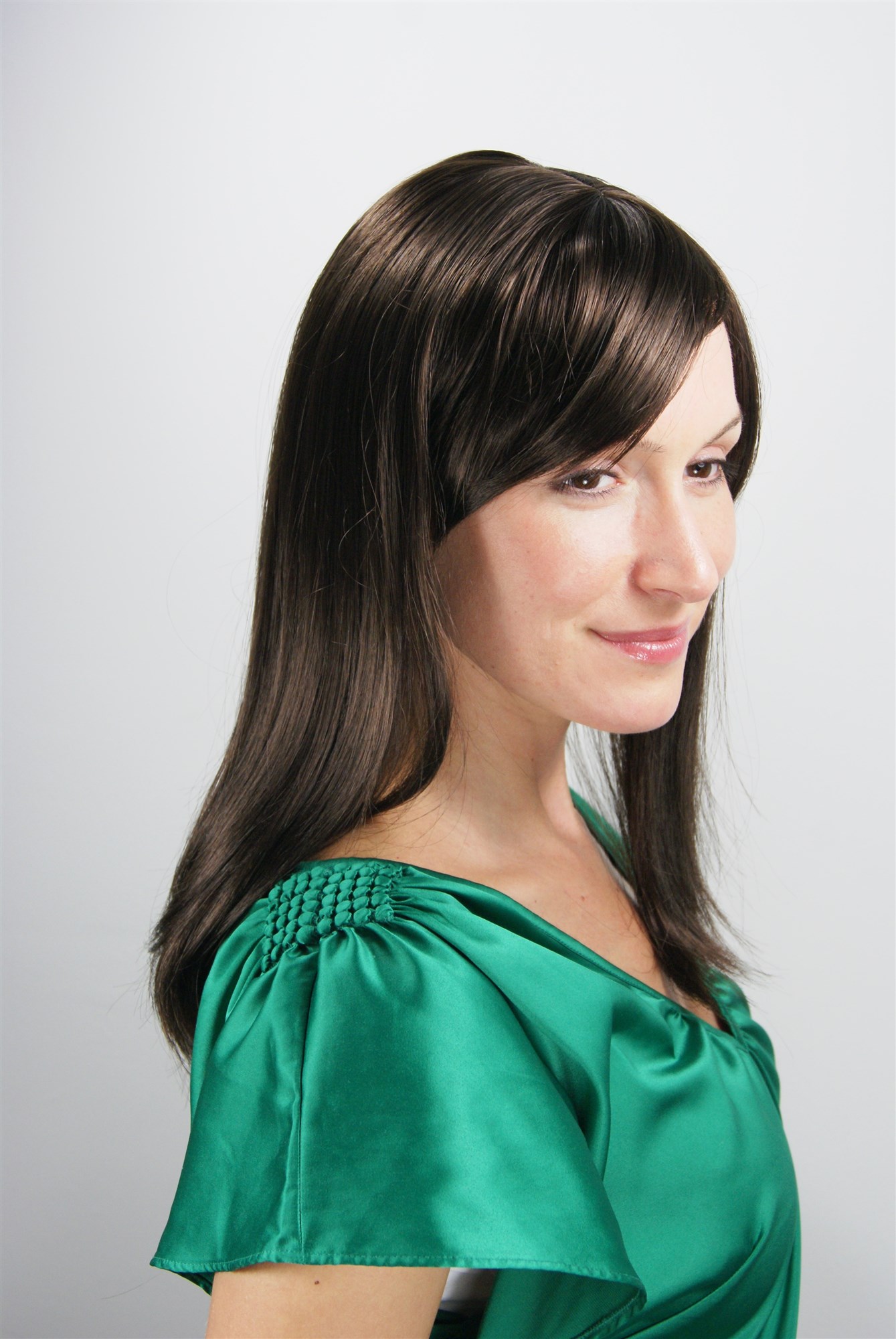 VERY CHIC Lady  Wig brunette BROWN STRAIGHT 3120-6 50 cm Peluca Parrucca, view 3, WIG ME UP: Your Perücken Online Shop Quality Wigs, Ladies, Brown, straight, long
