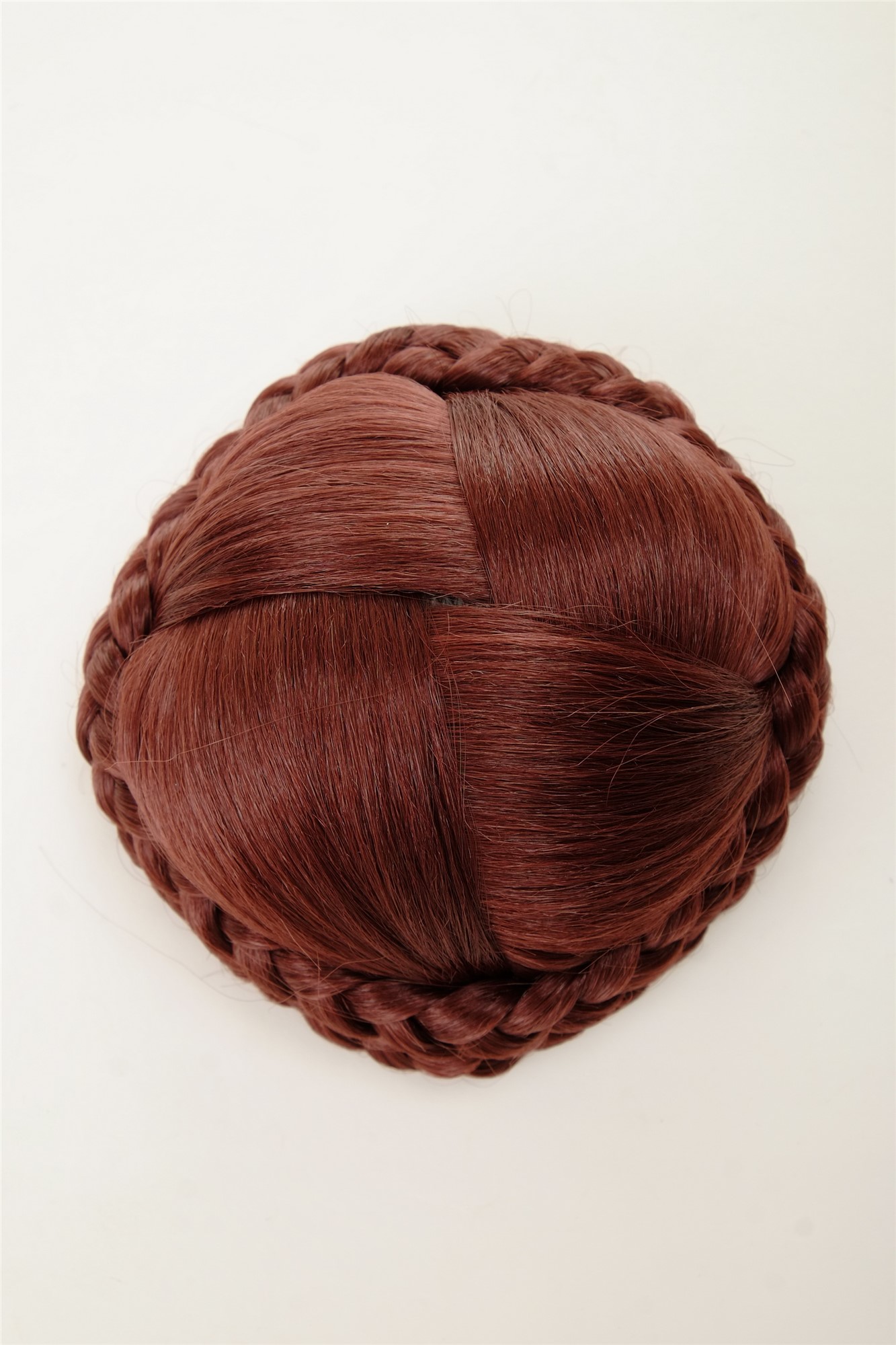 Dutt Haarteil geflochten Haarknoten Rostbraun N796-35, Ansicht 5, WIG ME UP: Ihr Perücken Online Shop geflochtener Dutt Haarteil Rostbraun