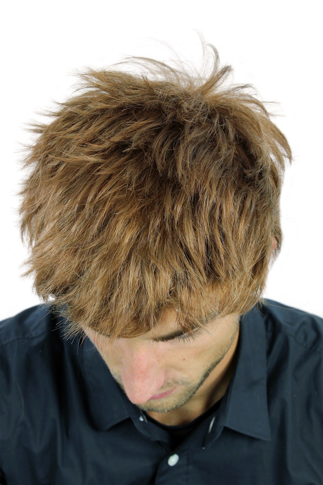 WL-2072-18/30 Men Gents  Wig short wild youthful copper brown dark blond mix, view 5, WIG ME UP: Your Perücken Online Shop Quality Wigs, Men, medium brown-medium rust brown mix, wavy, short