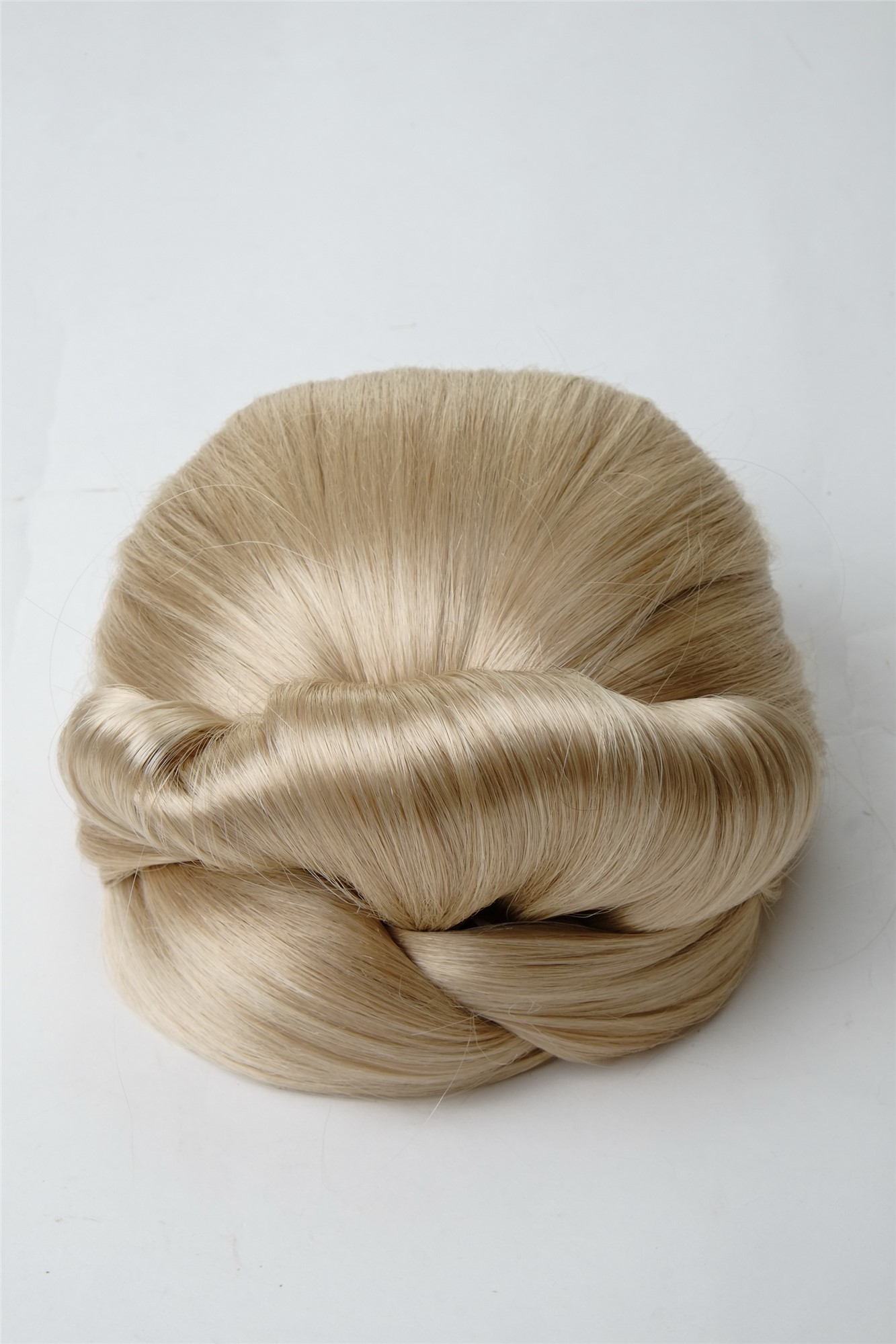 Haarknoten Dutt breit Dame Blond N792-26, Ansicht 2, WIG ME UP: Ihr Perücken Online Shop glatter Dutt Haarteil helles Goldblond
