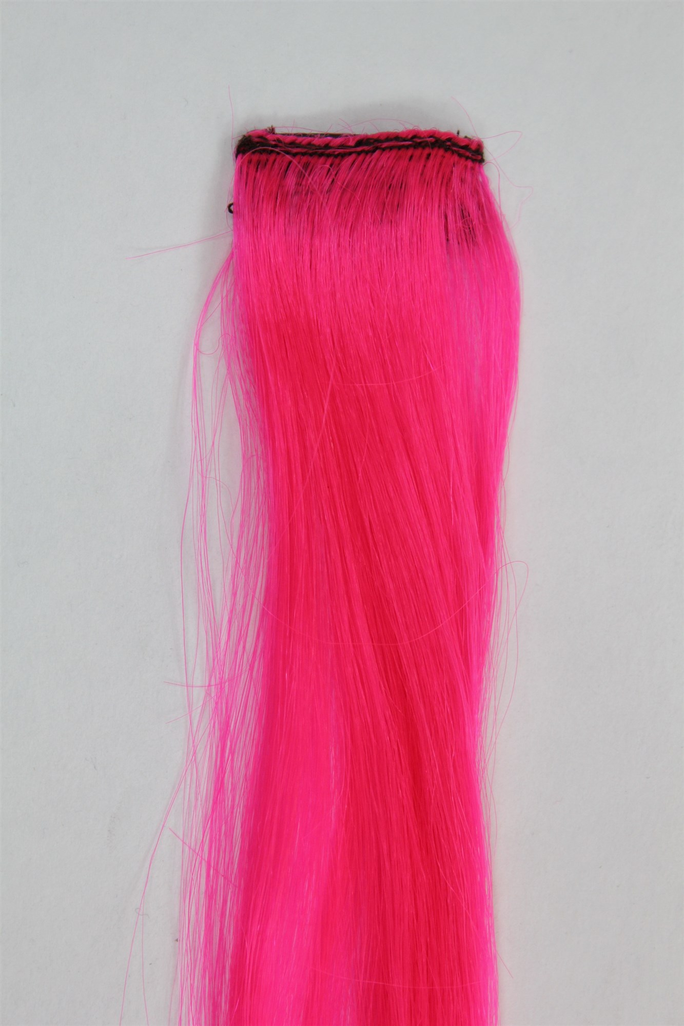 wellige Extensions Neonpink 63 cm lang