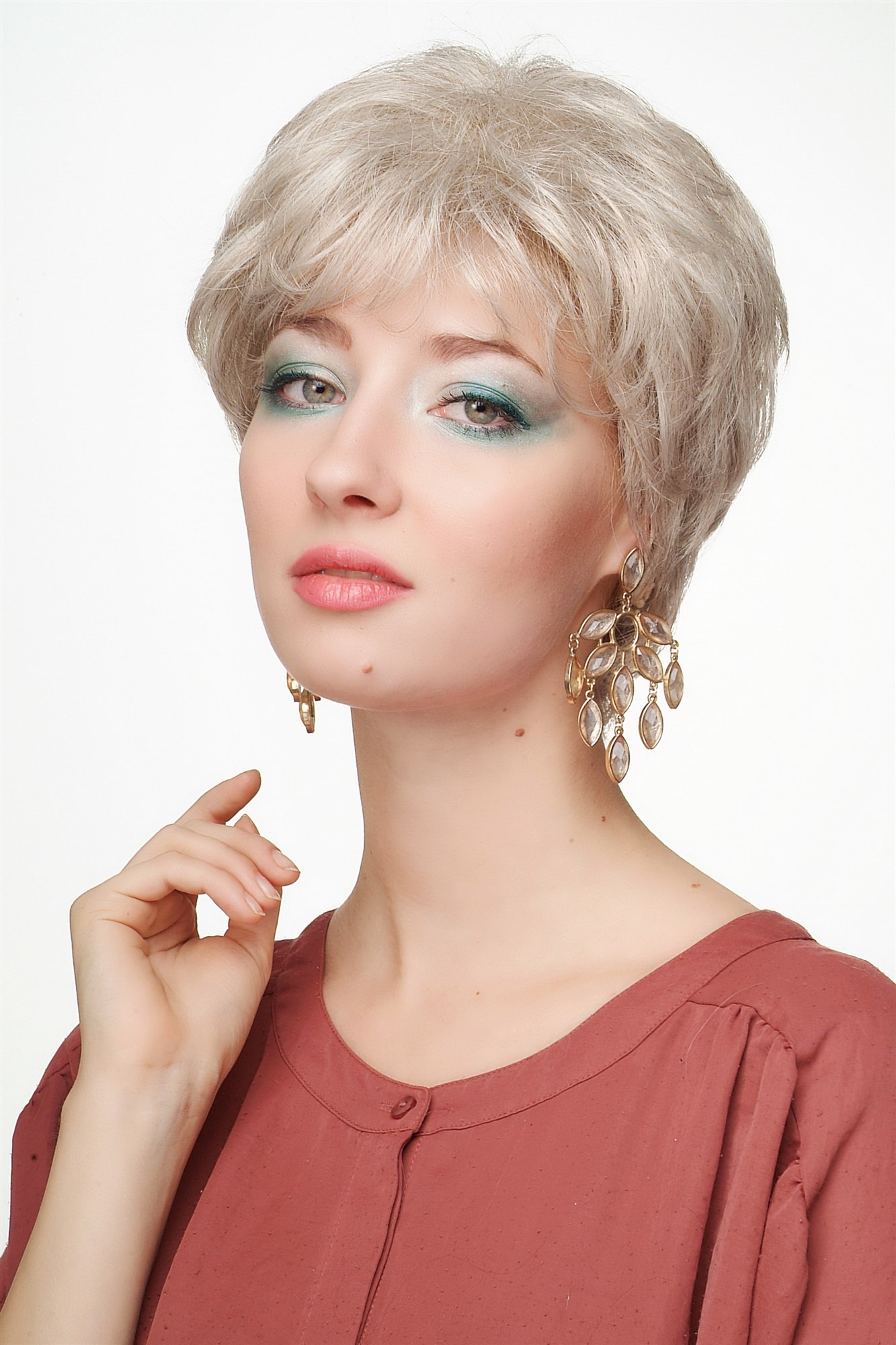 WL-2106-51 Men Gents Lady Women  Wig short very dense & full silvery grey hair, view 9, WIG ME UP: Your Perücken Online Shop Quality Wigs, Men, Grey, straight, short