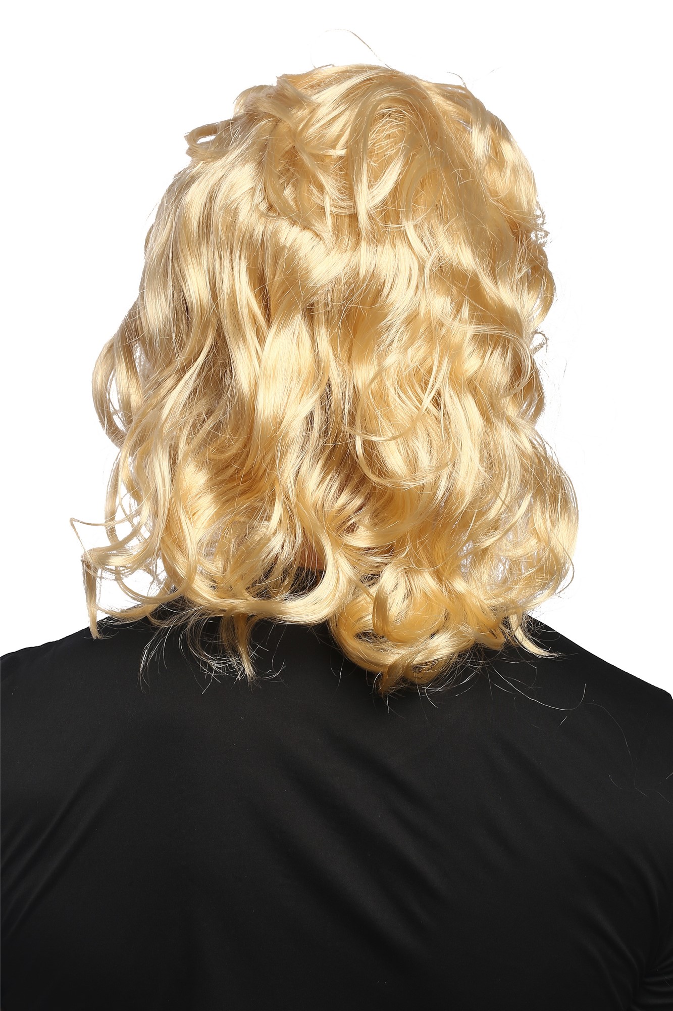 Man Gents Party Wig & Mustache Set Halloween Fancy Dress blond long wild Gaul Viking Norman Celt, view 3, WIG ME UP: Your Perücken Online Shop Party Wig, Men, Blonde, wavy, shoulder-length