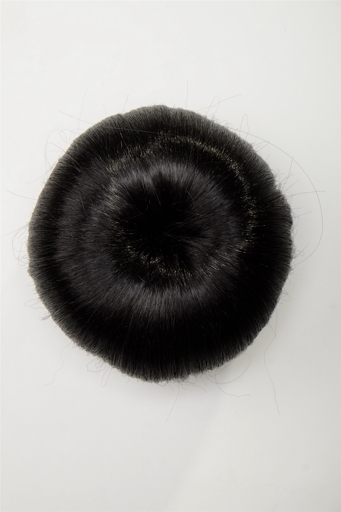 Dutt Haarknoten 50er 60er Schwarz N372-2, Ansicht 2, WIG ME UP: Ihr Perücken Online Shop glatter Dutt Haarteil Schwarzbraun