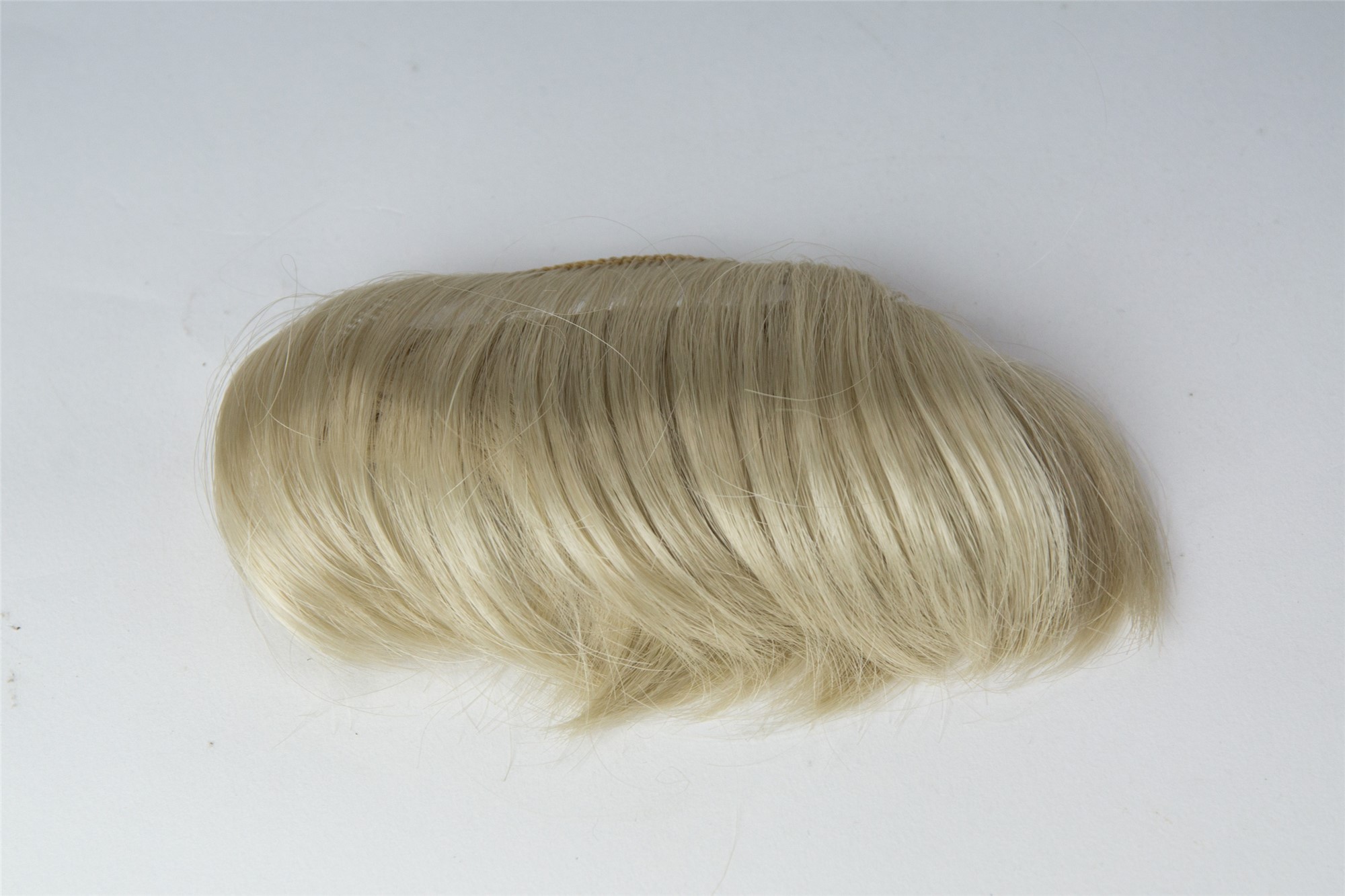 Pony Clip-In kurz Mikro-Pony Hellblond TYP-760-88, Ansicht 4, WIG ME UP: Ihr Perücken Online Shop glatter Clip-In Pony Hellblond 8 cm lang