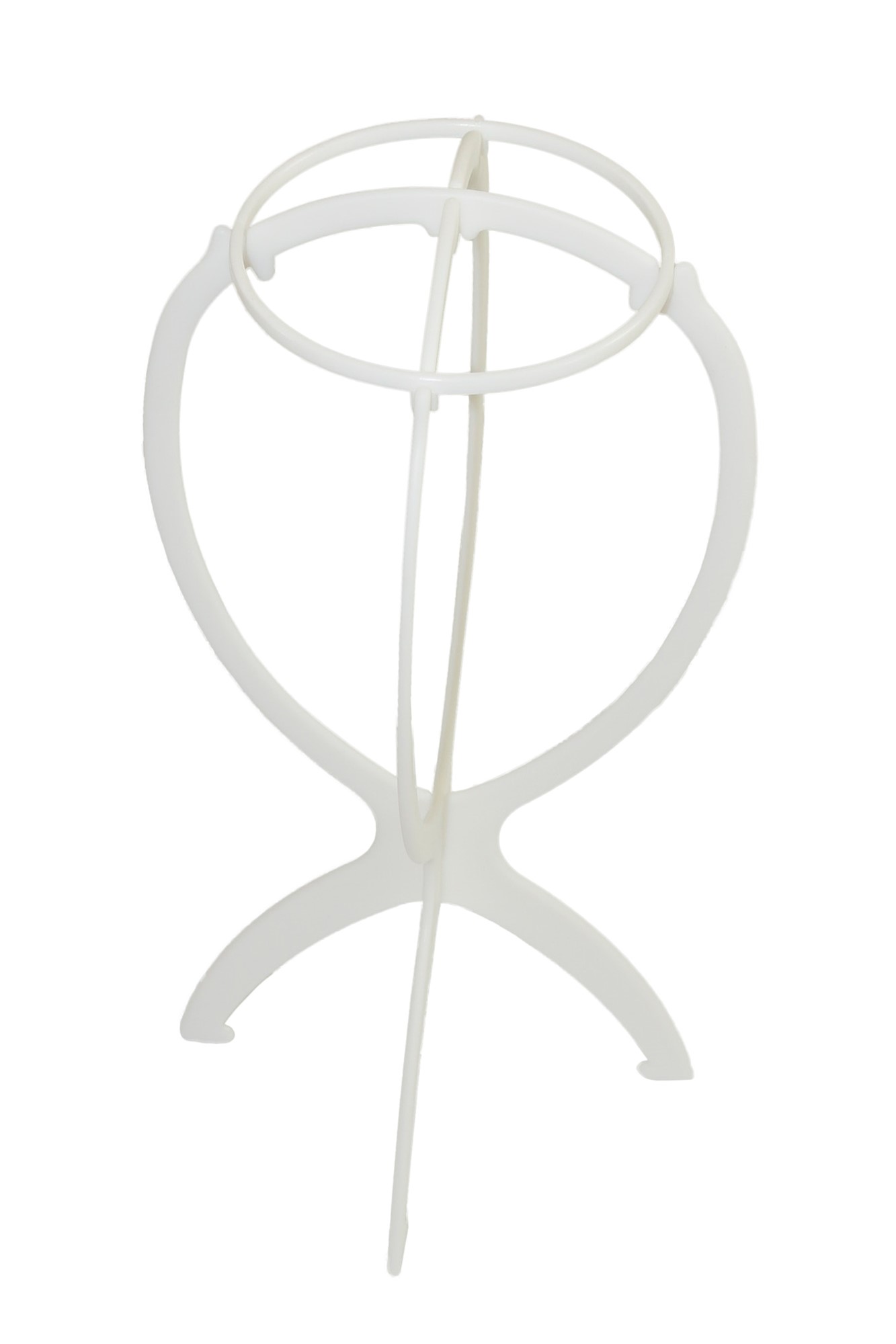 Plastik Perückenständer Perückenhalter Perücken Ständer Halter 36x18 cm weiß M18, Ansicht 2, WIG ME UP: Ihr Perücken Online Shop Perückenständer weiß