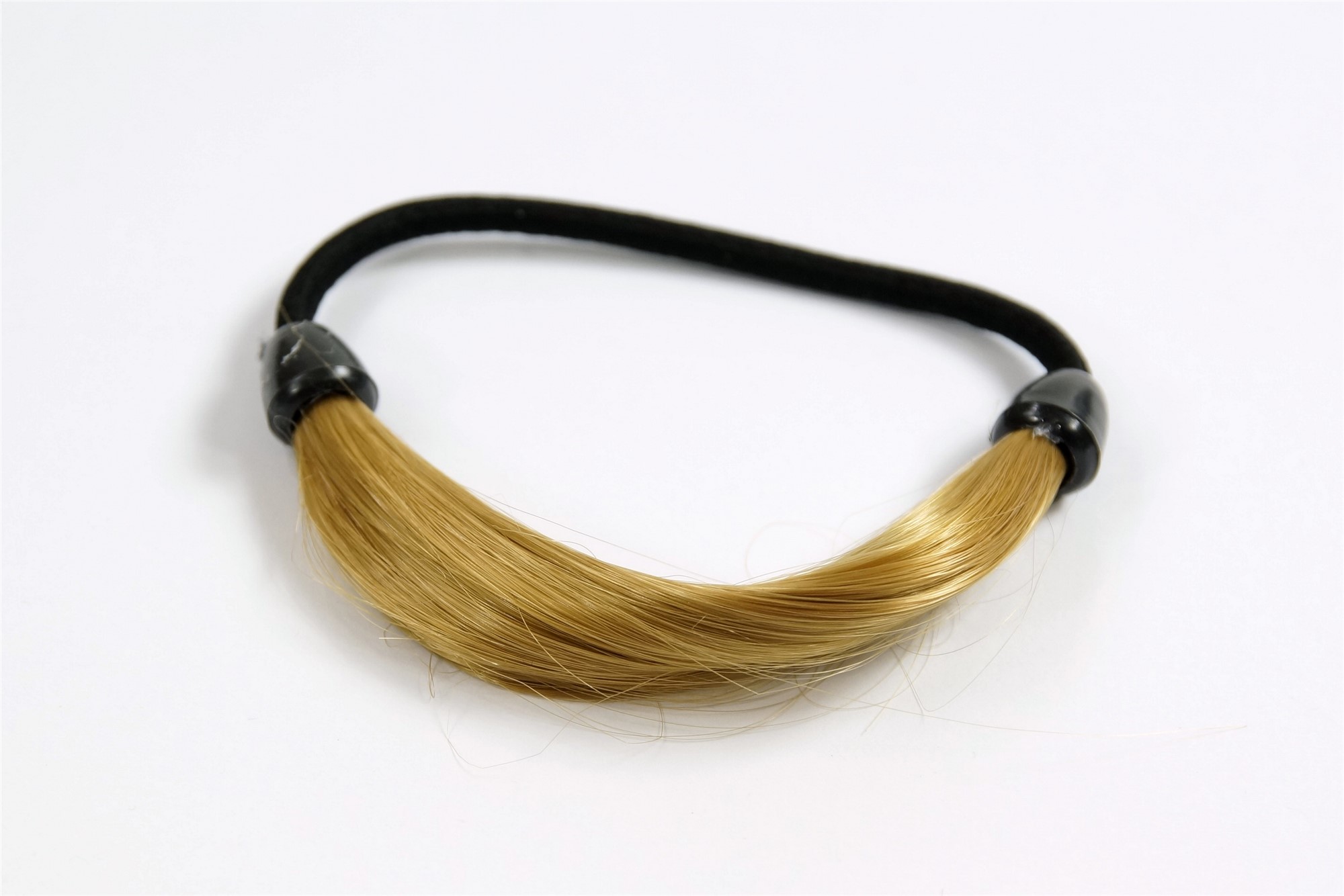 Scrunchie, light blonde, straight, short