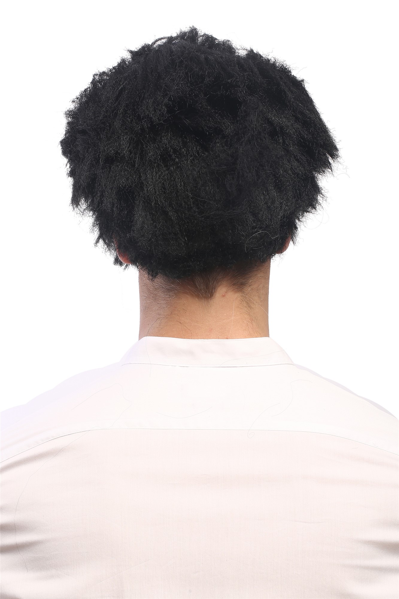 Man Party Wig Halloween Rockabilly Wolfman Werewolf quiff sideburns black 90640, view 4, WIG ME UP: Your Perücken Online Shop Party Wig, Men, Black, wavy, short