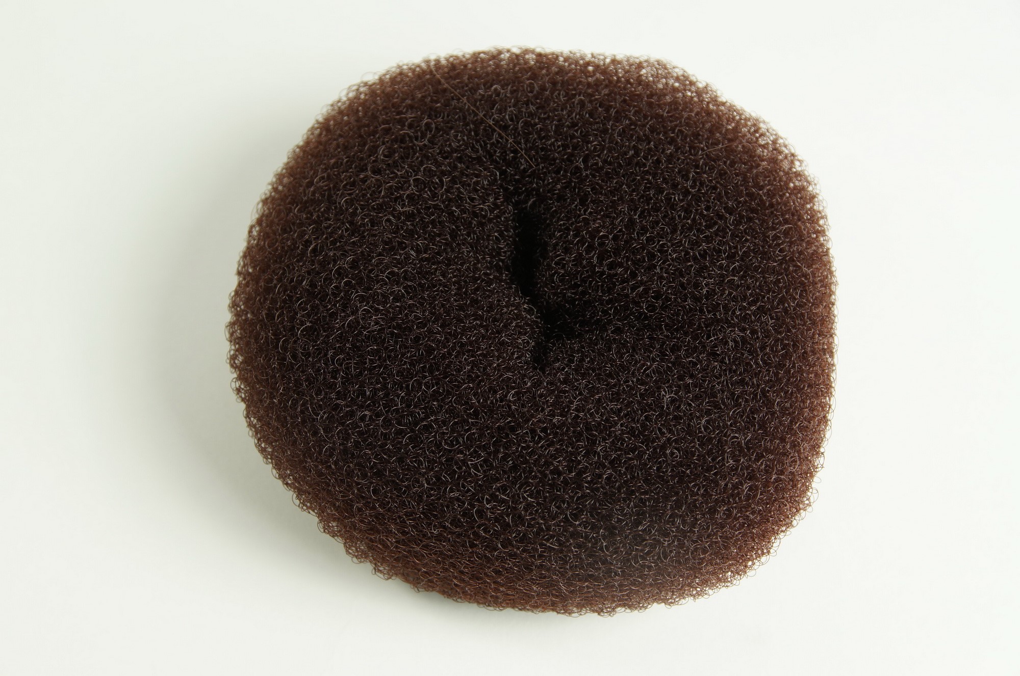 Bun Cushion Donut as Base for Hairbun Hairknot brown 4x2 inches RH-046, view 2, WIG ME UP: Your Perücken Online Shop Hairnets, Bun Cushions & More, Brown, straight, short