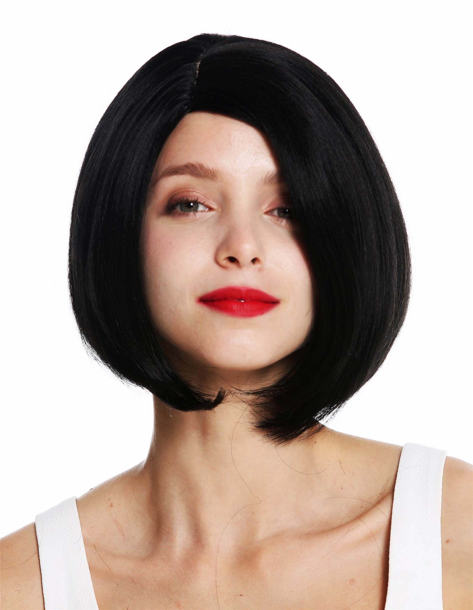 Quality Wigs, Ladies, velvet black, straight, short