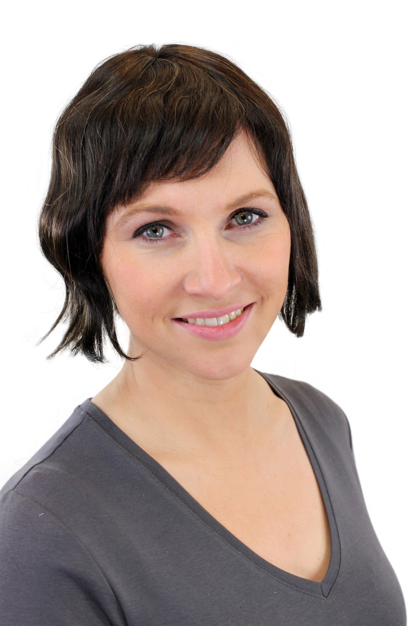 hochwertige Qualitätsperücken, Echthaarperücke Mittellang Naturton WA764HH-0, Vorderansicht, WIG ME UP: Ihr Perücken Online Shop glatte Tressen-Perücke mit Kopfhaut-Imitat 100% Echthaar natur, ungefärbt kurze Haare für Damen