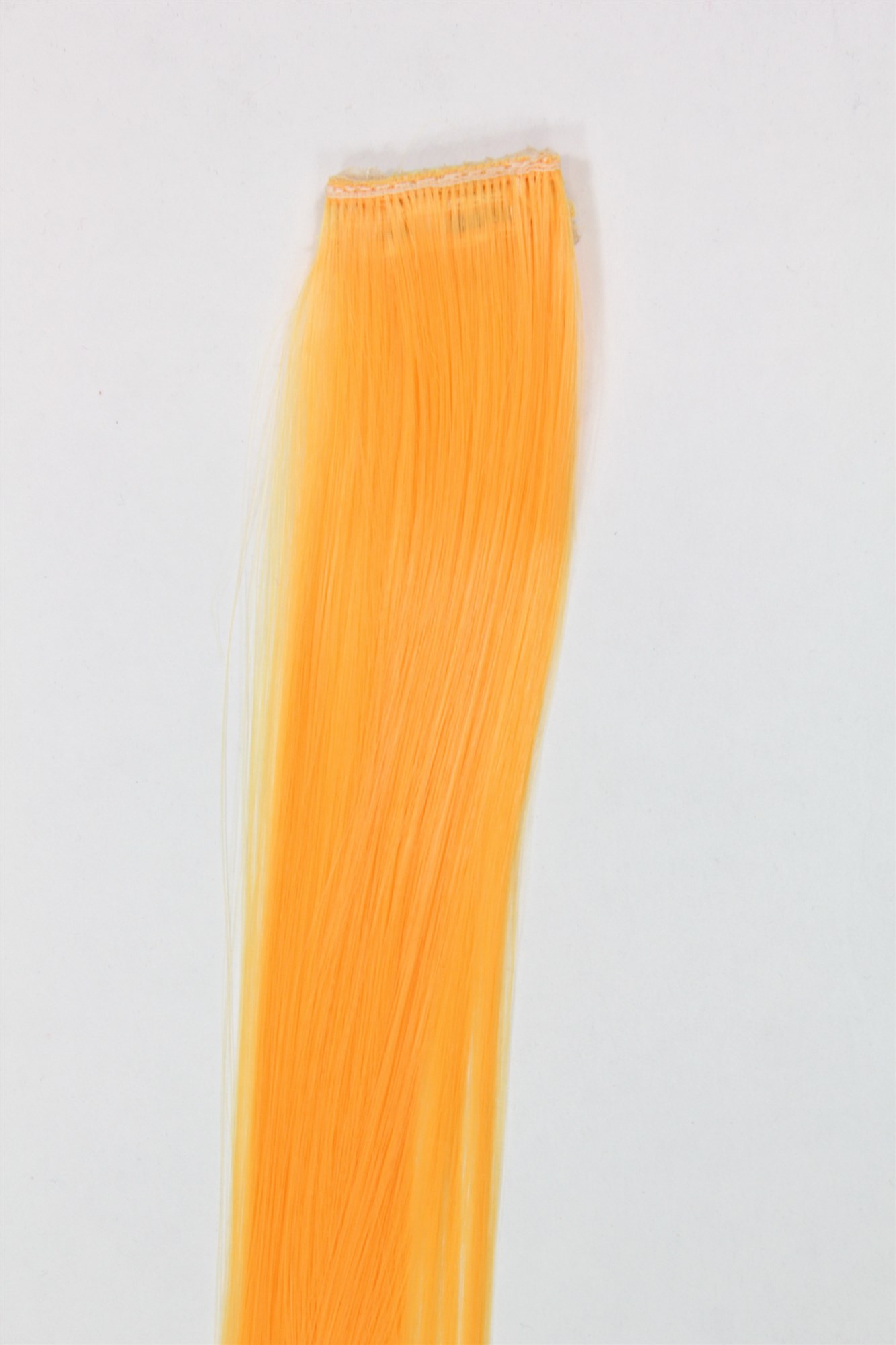 1 Clip Extension Strähne glatt 65 cm Orange YZF-P1S25-T1064, Ansicht 2, WIG ME UP: Ihr Perücken Online Shop glatte Extensions Orange 63 cm lang