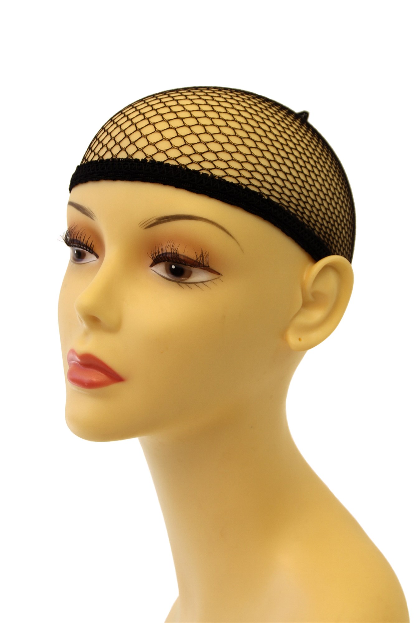 WIG ME UP elastic black dark hair net, wig cap HNS, view 2, WIG ME UP: Your Perücken Online Shop Hairnets, Bun Cushions & More