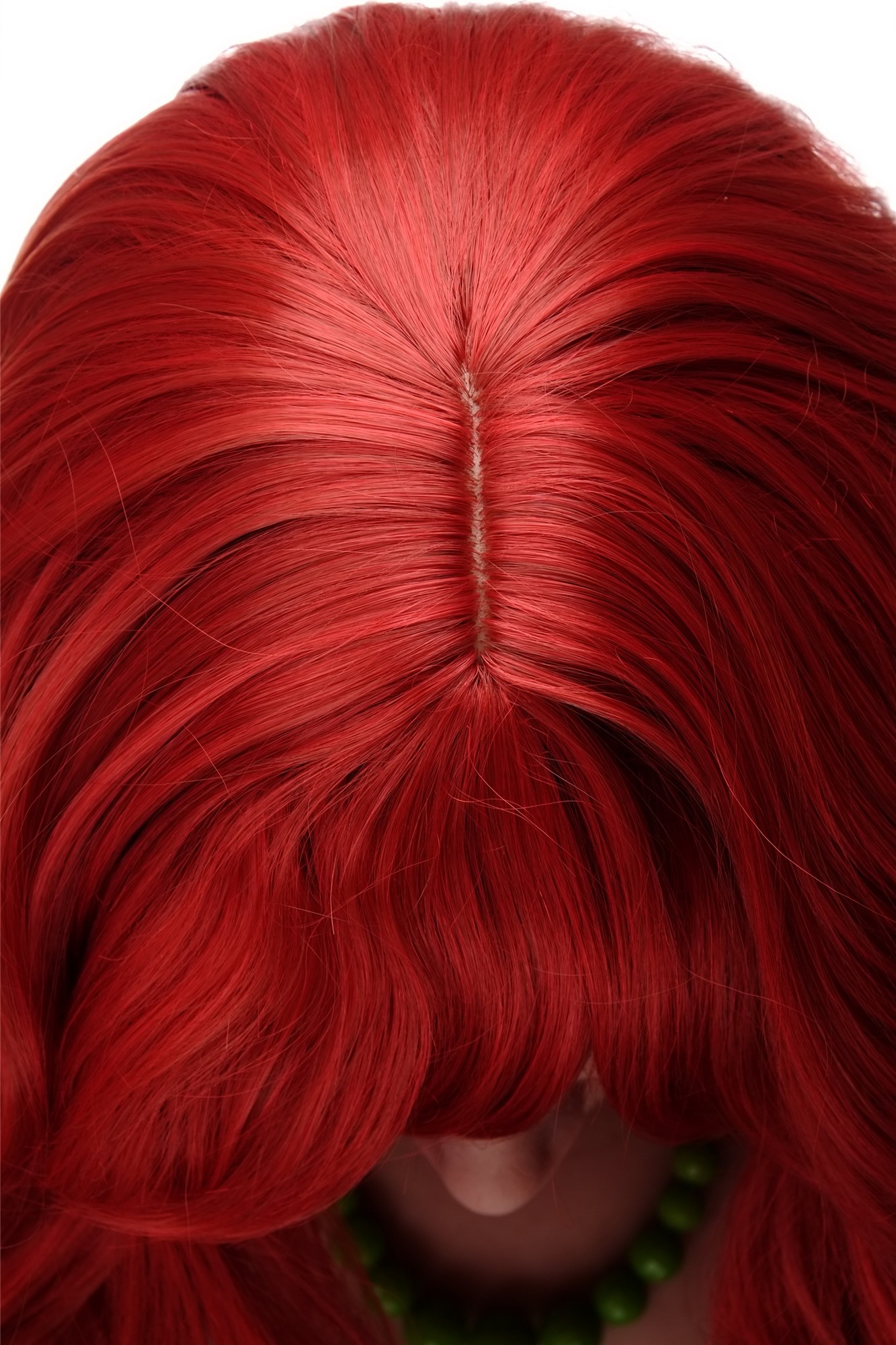 hochwertige Qualitätsperücken, Lange Damen Perücke mit großen kräftigen Locken Pony Rot-Mix Feuerrot 285-137, Ansicht 6, WIG ME UP: Ihr Perücken Online Shop lockige Tressen-Perücke mit Kopfhaut-Imitat Rot-Mix lange Haare für Damen