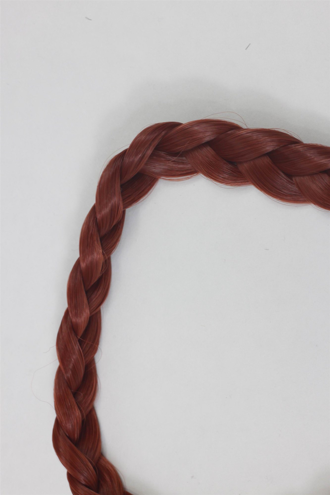 Hair Circlets, Titian Red, Braided, shoulder-length