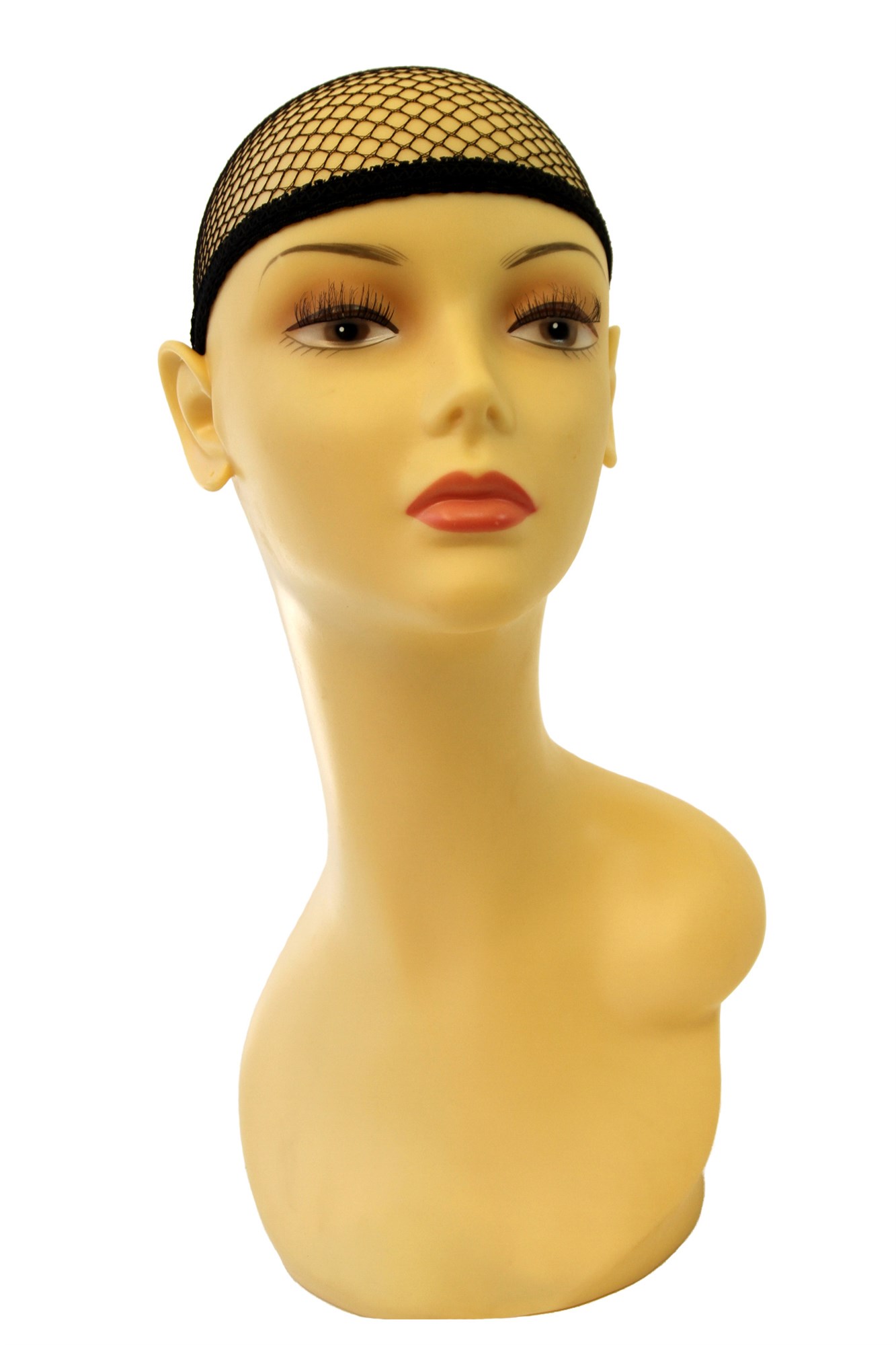 WIG ME UP elastic black dark hair net, wig cap HNS, view 3, WIG ME UP: Your Perücken Online Shop Hairnets, Bun Cushions & More