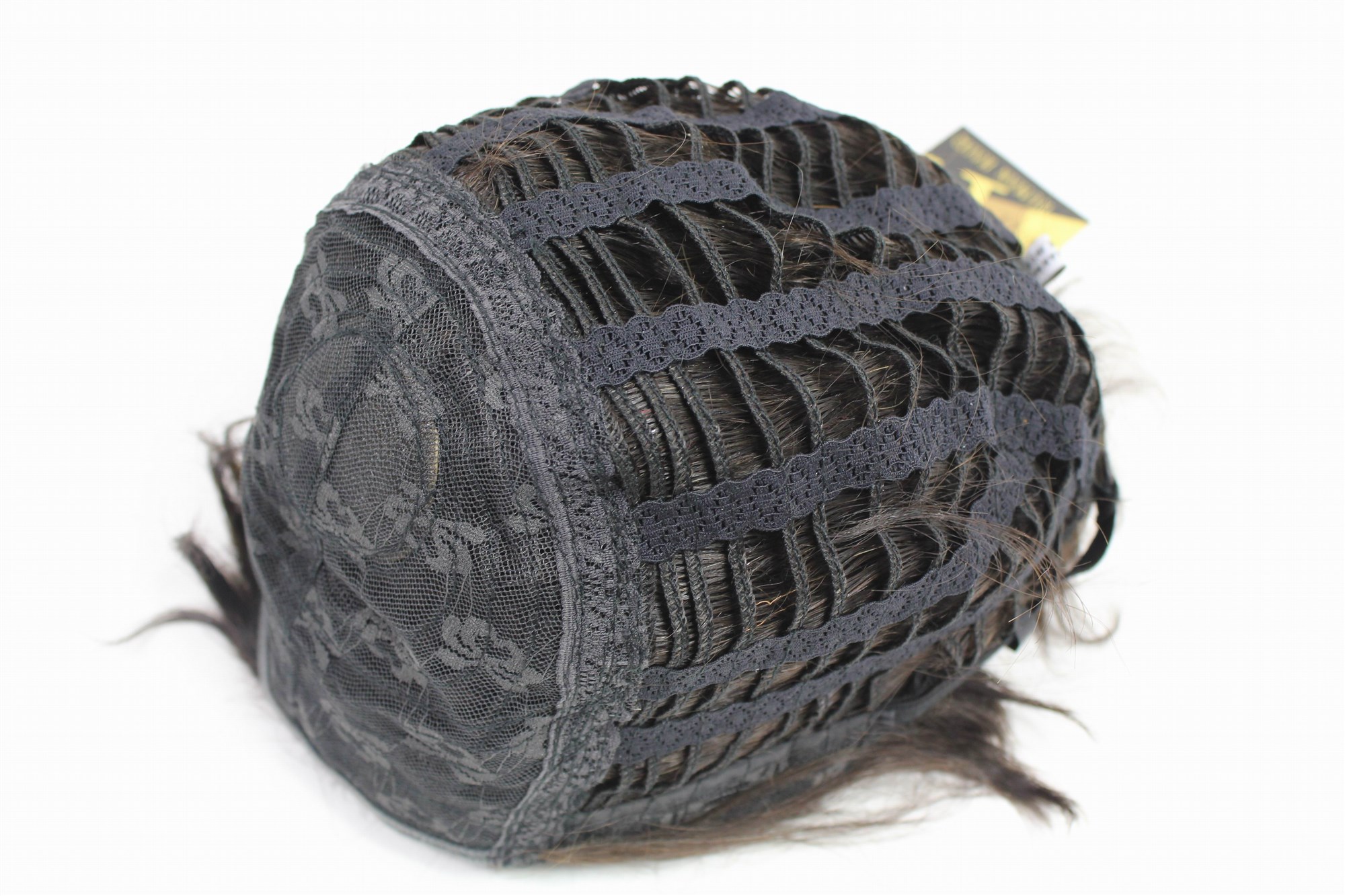 Lady women wig 100% human hair short natural undyedl dark brown color 8019HH, view 7, WIG ME UP: Your Perücken Online Shop Quality Wigs, Ladies, natural, undyed, wavy, short, 100% Human Hair
