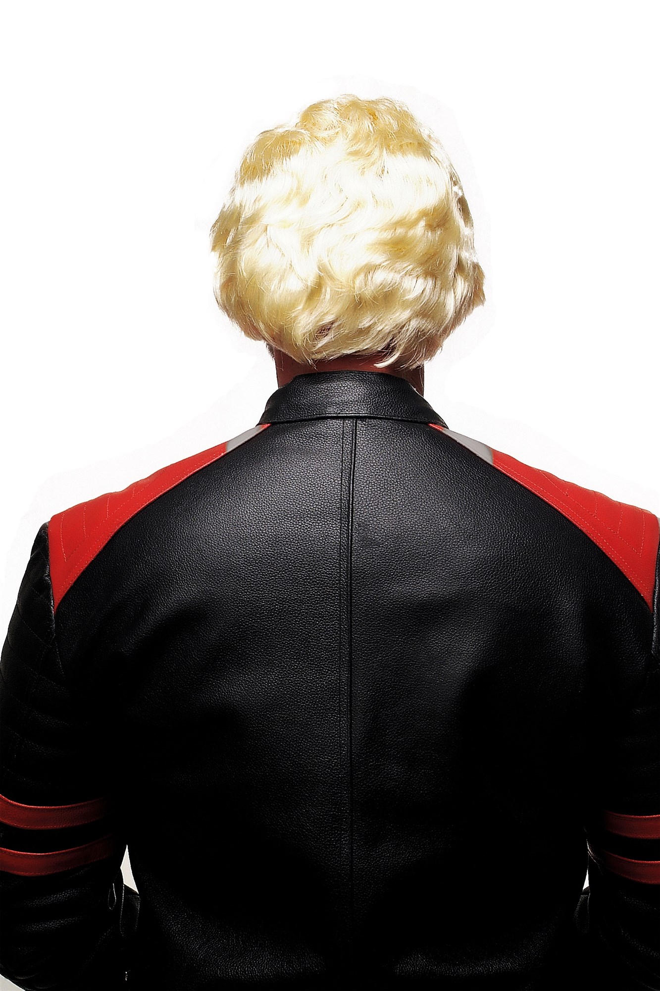 Halloween Men Man Wig bright blond short 80ies Popstar Gigolo Tennis Coach 3296, view 4, WIG ME UP: Your Perücken Online Shop Party Wig, Unisex, Blonde, wavy, short