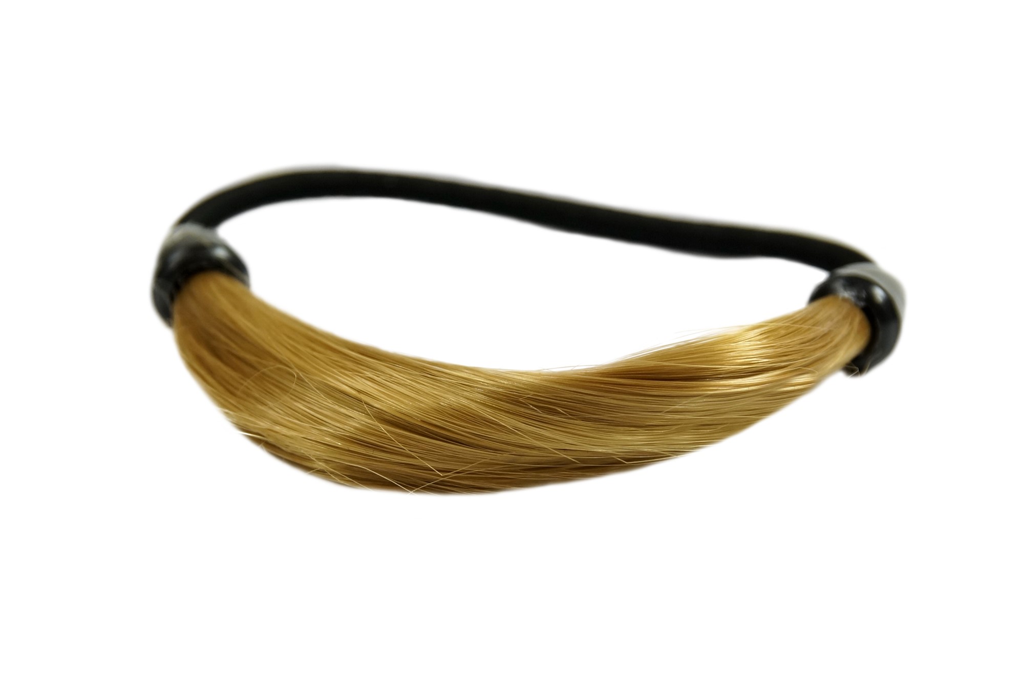 Scrunchie, light blonde, straight, short