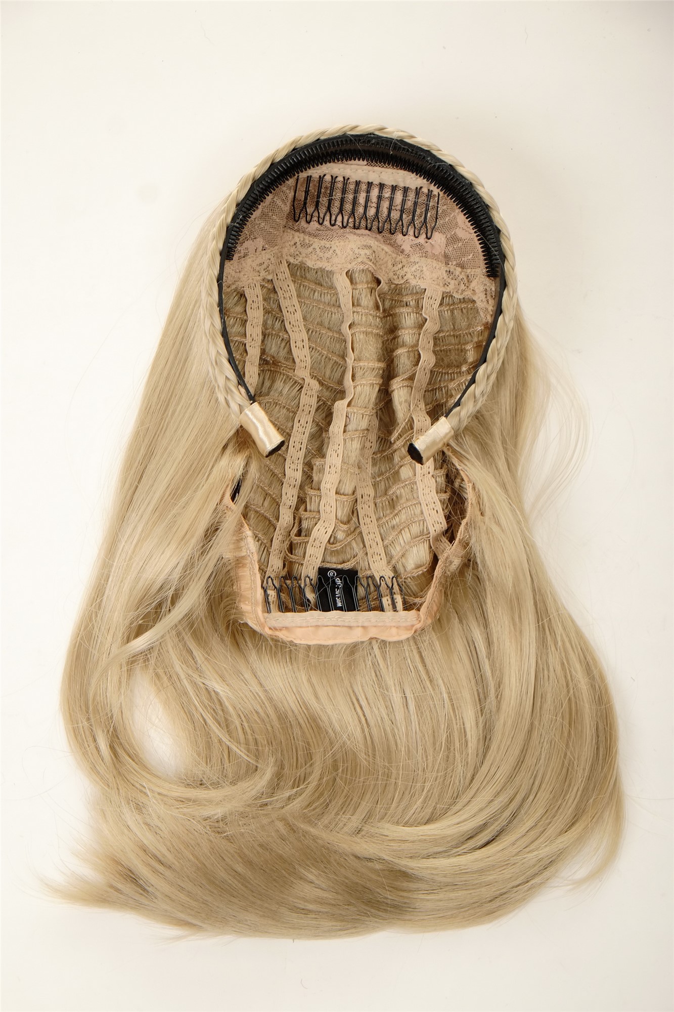 Hair Circlets, ash blonde, Braided, shoulder-length