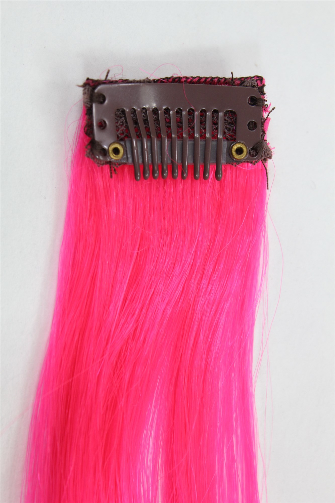 wellige Extensions Neonpink 45 cm lang