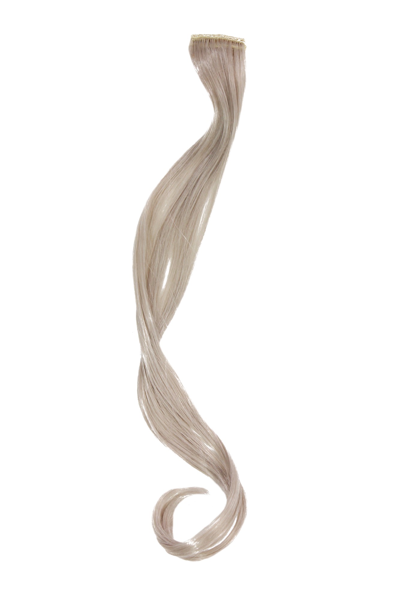 wellige Extensions Aschblond 45 cm lang