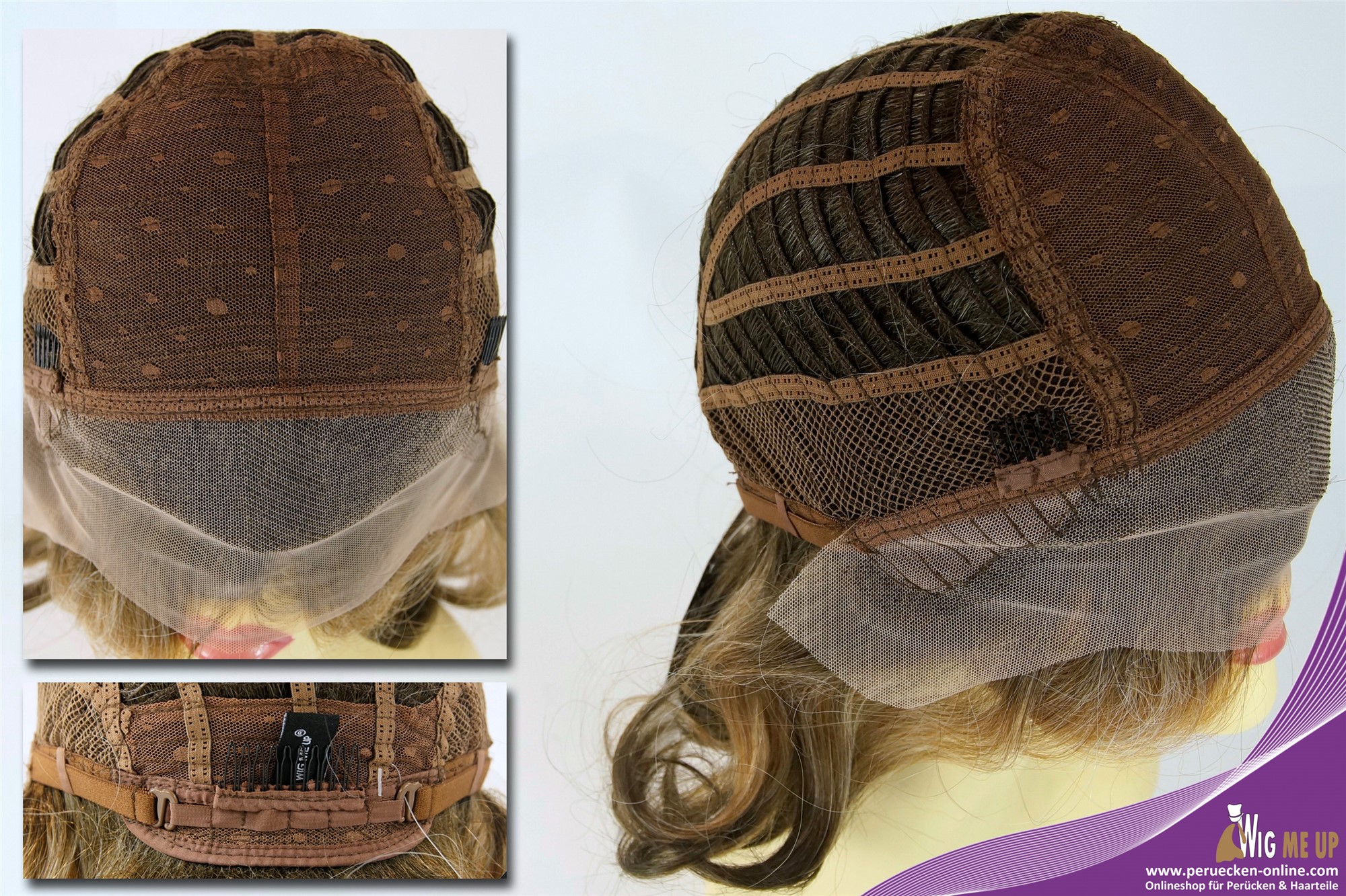 Lady wig lace front glamorous wavy 80's blonde platinum brown balayage DW2015-LF, view 9, WIG ME UP: Your Perücken Online Shop Quality Wigs, Ladies, blonde-brown mix, wavy, shoulder-length