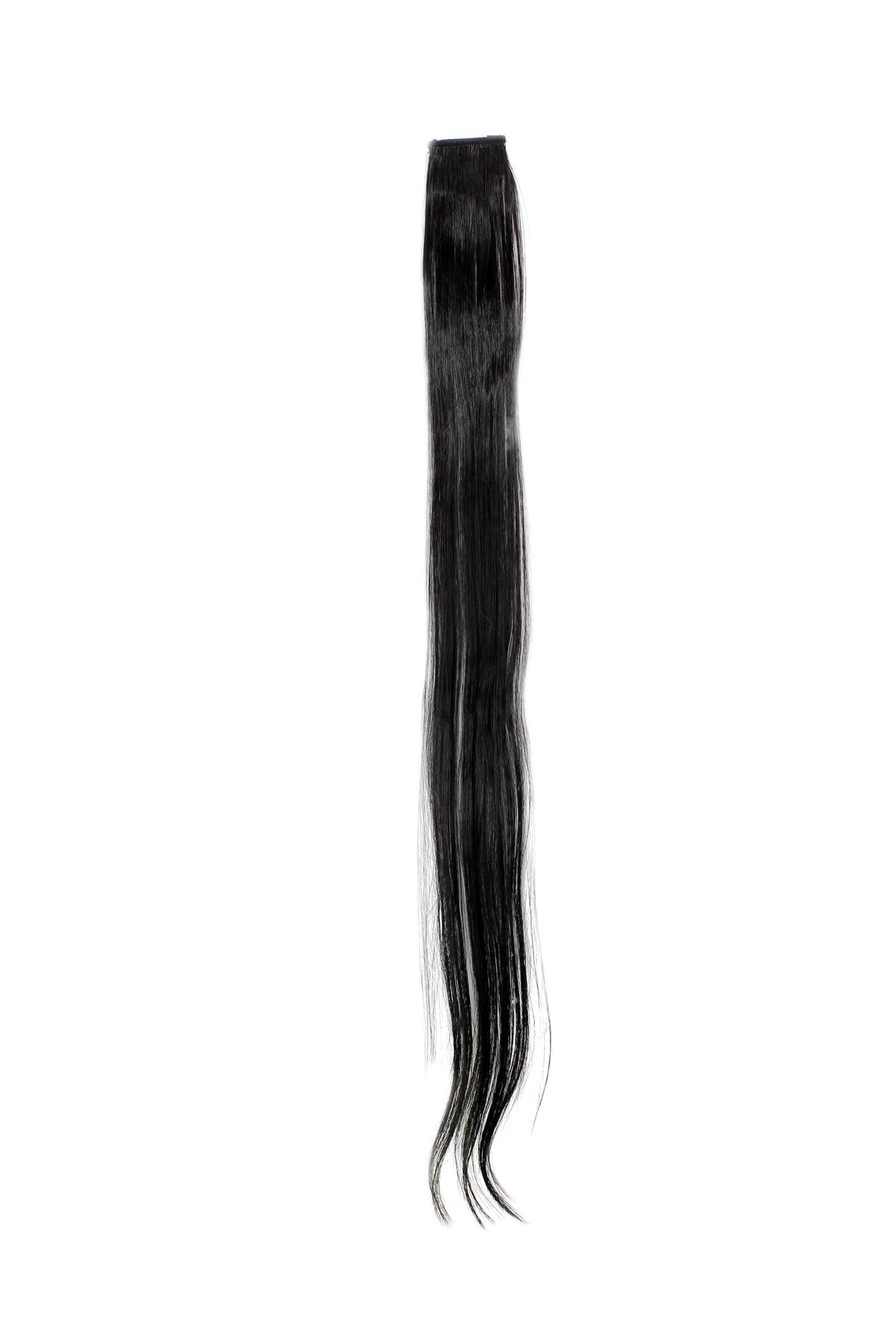 glatte Extensions Dunkelbraun 63 cm lang