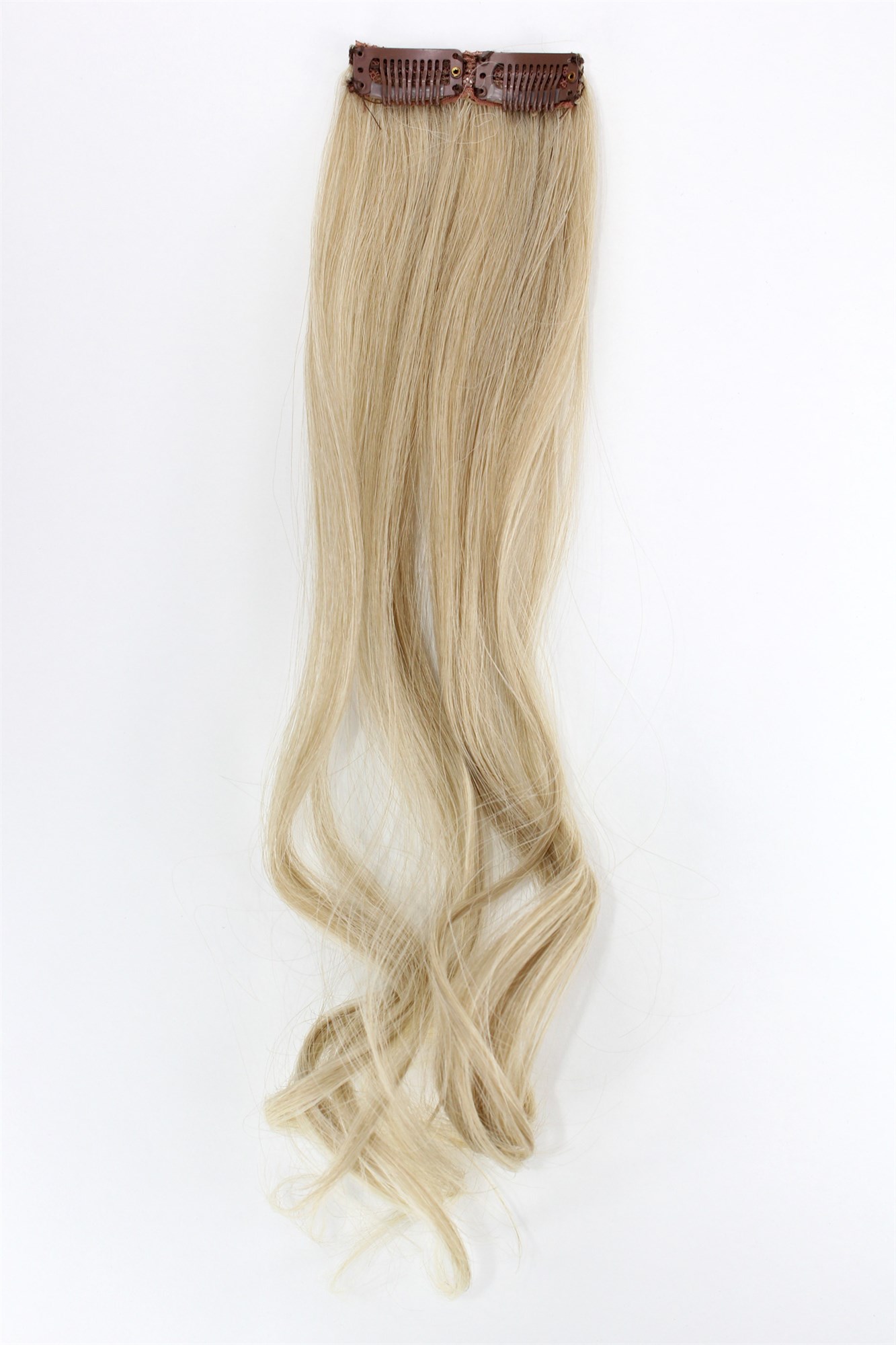 wellige Extensions Gold-Hell-Blond-Mix 45 cm lang