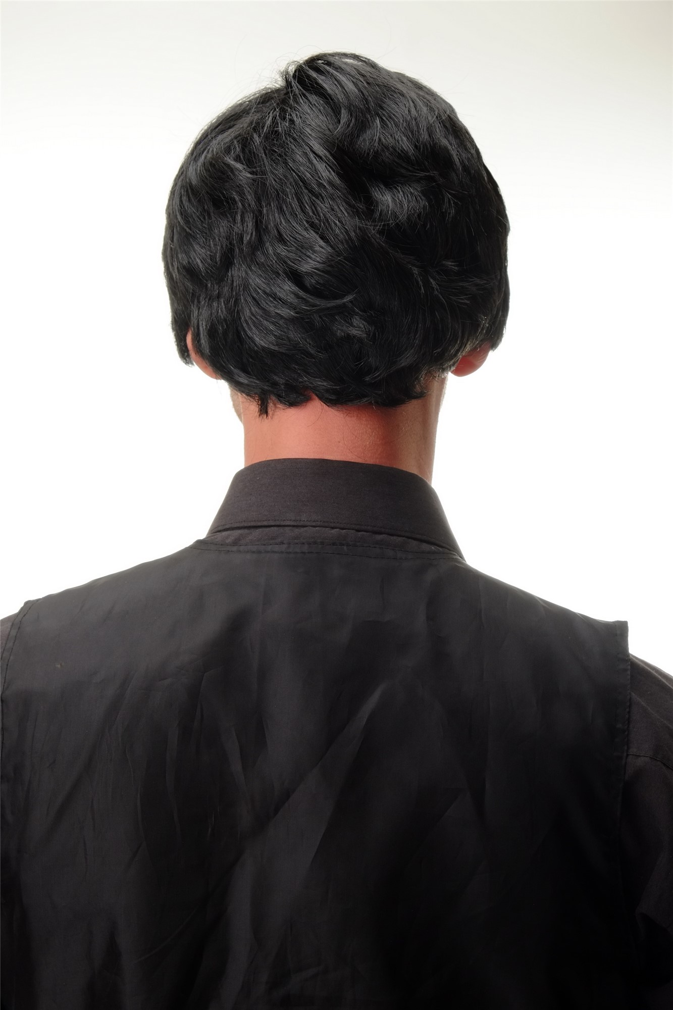 Party Wig, Men, Black, straight, short