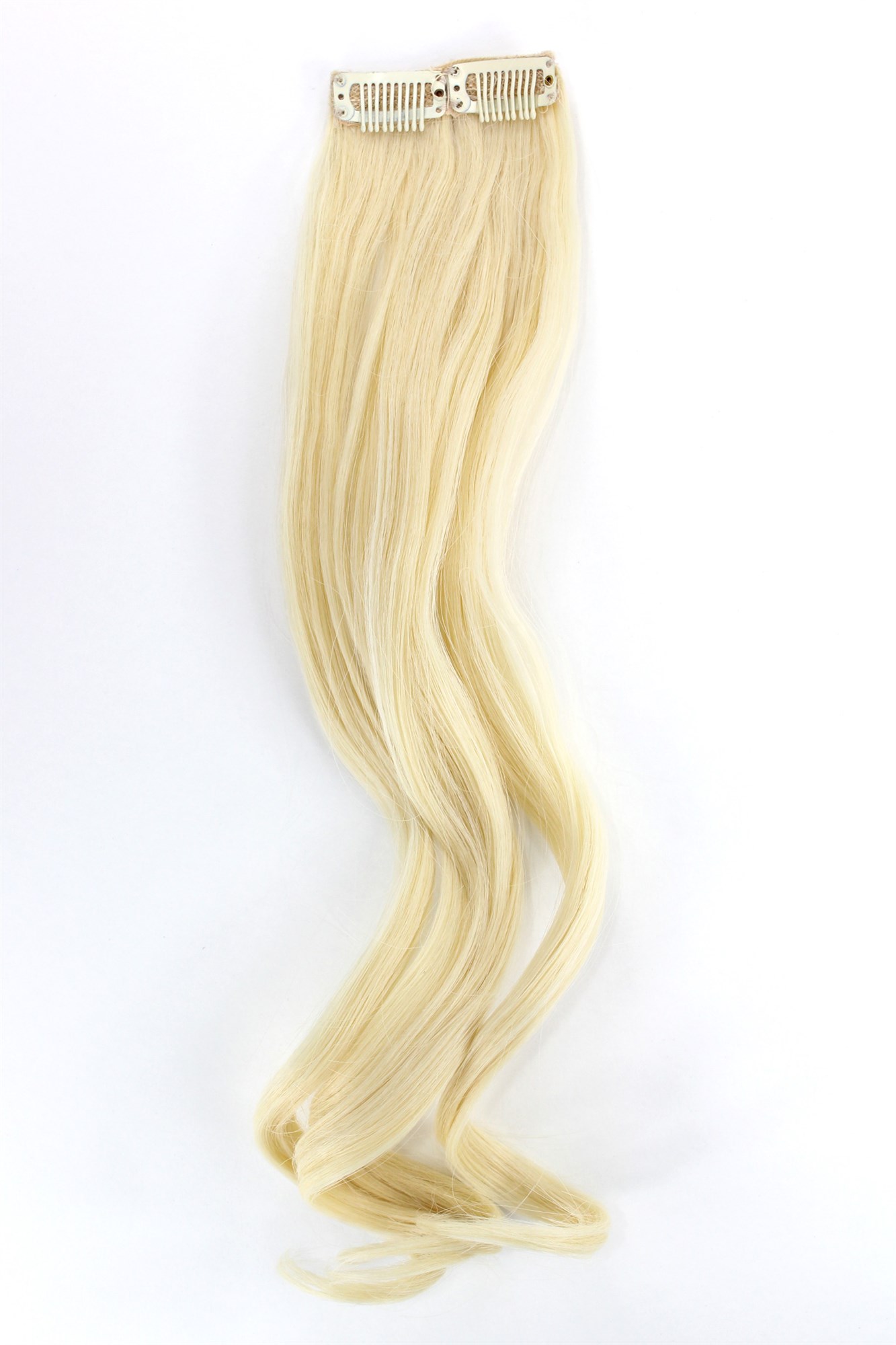 wellige Extensions Hellblond 45 cm lang