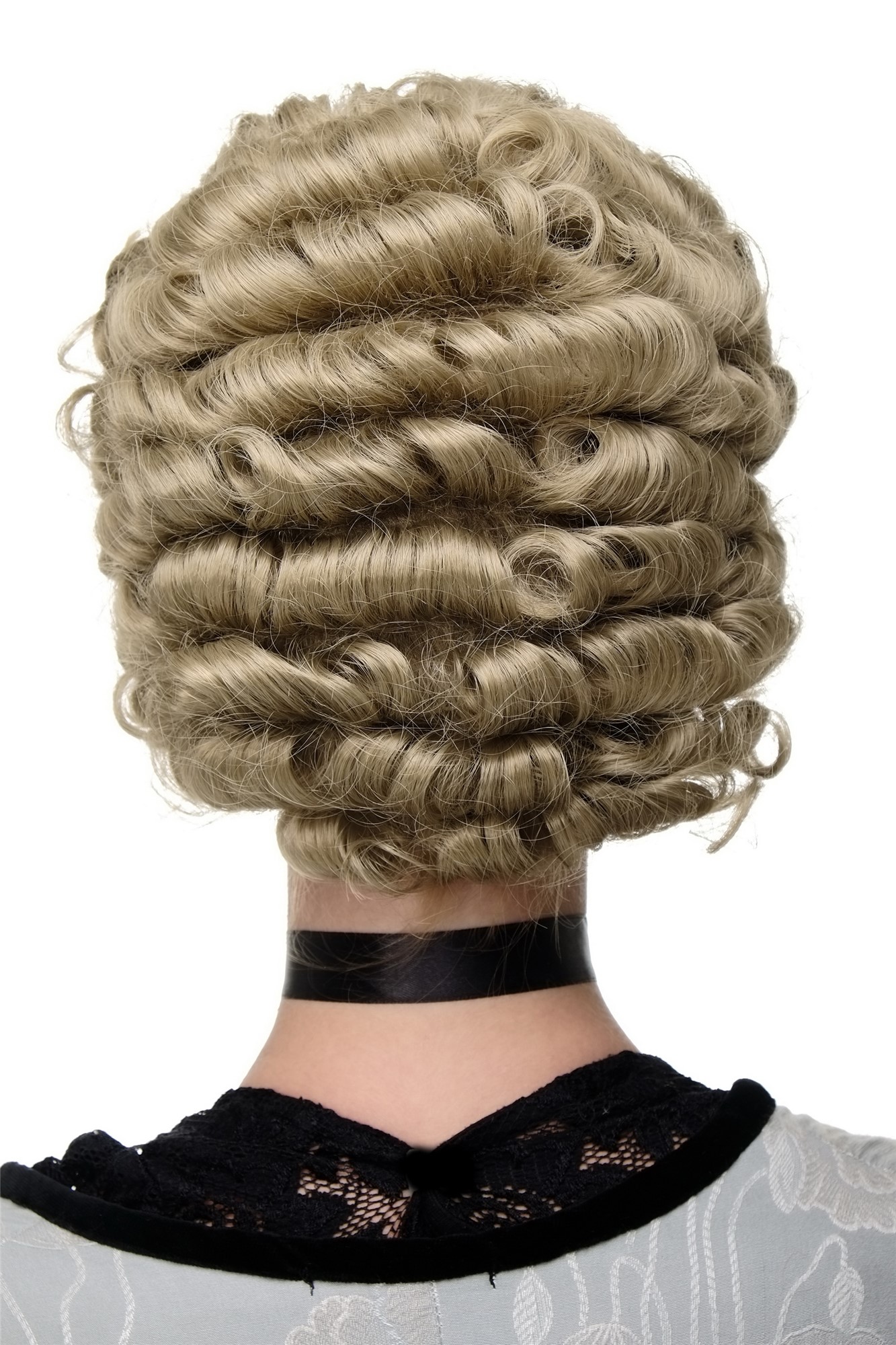 Quality Wigs, Ladies, medium blonde, curled, short