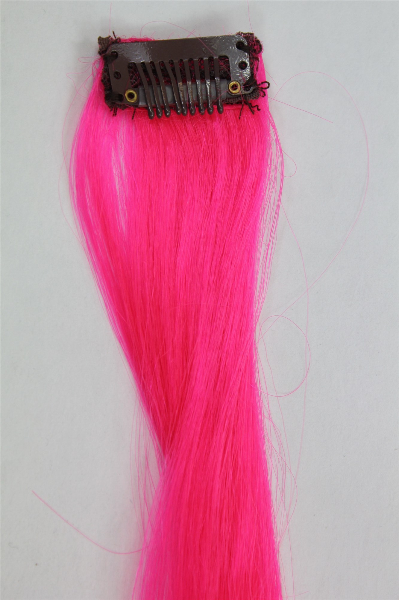 1 Clip Extension Strähne wellig 65 cm Neonpink YZF-P1C25-TF2315, Ansicht 3, WIG ME UP: Ihr Perücken Online Shop wellige Extensions Neonpink 63 cm lang