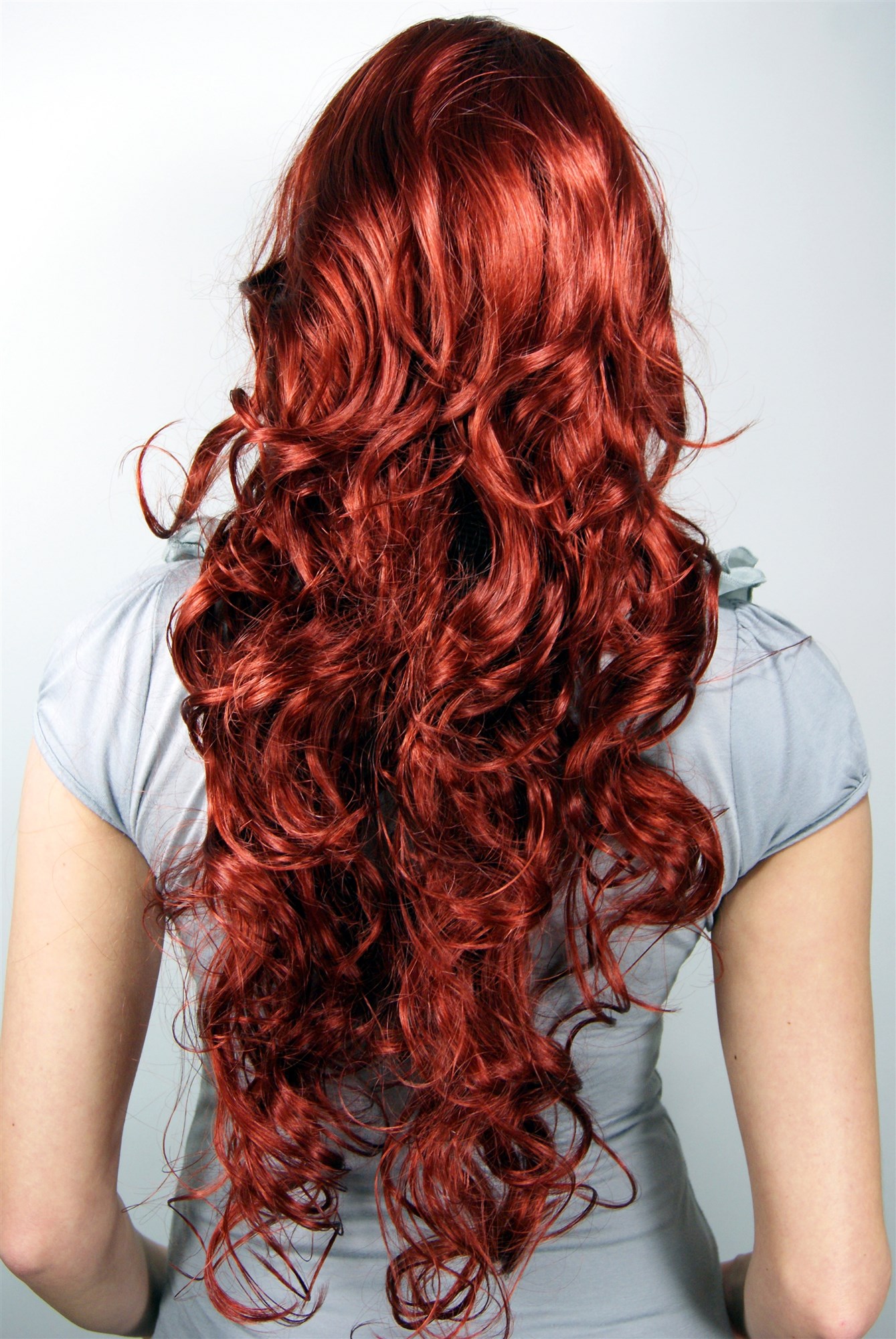 Quality Wigs, Ladies, Red, curled, long