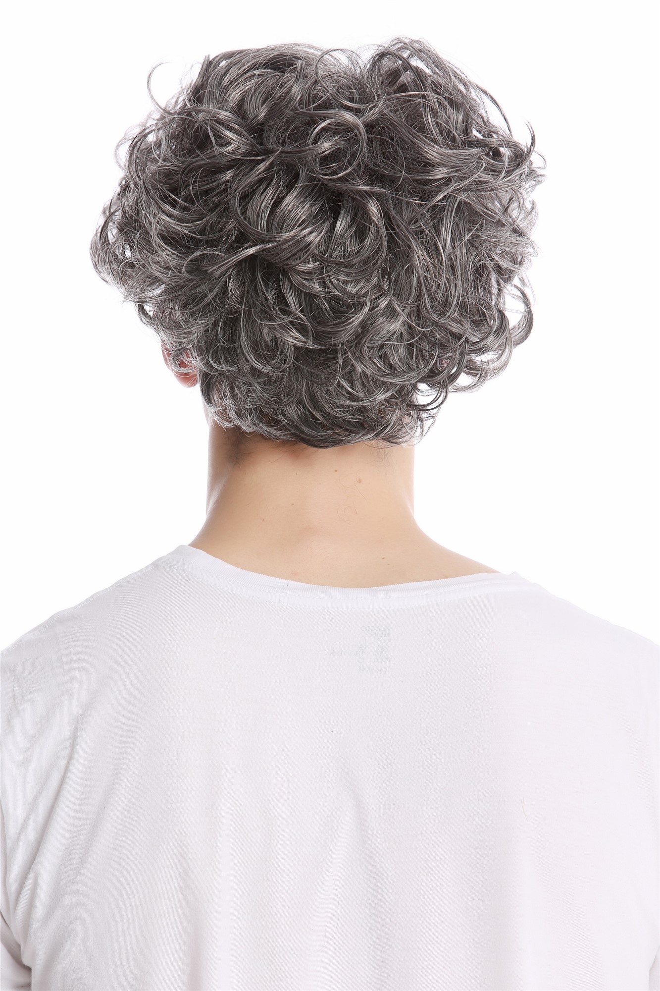GFW963-44 Men Gents or Lady Wig short casual to wild curly voluminous youthful look dark gray grey, view 3, WIG ME UP: Your Perücken Online Shop Quality Wigs, Men, dark gray, curled, short